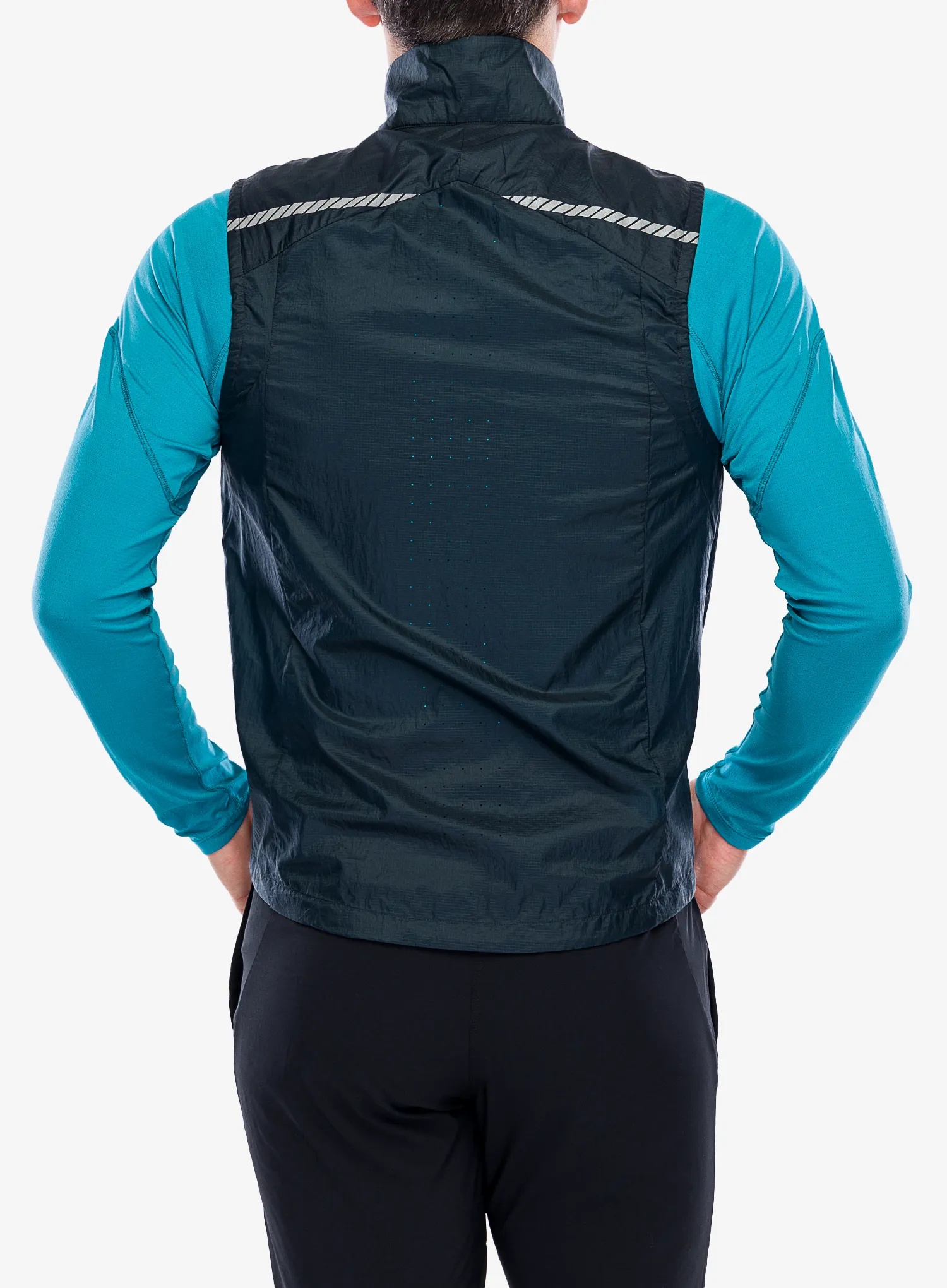 Moški brezrokavnik Salomon Sense Flow Vest - carbon/carbo