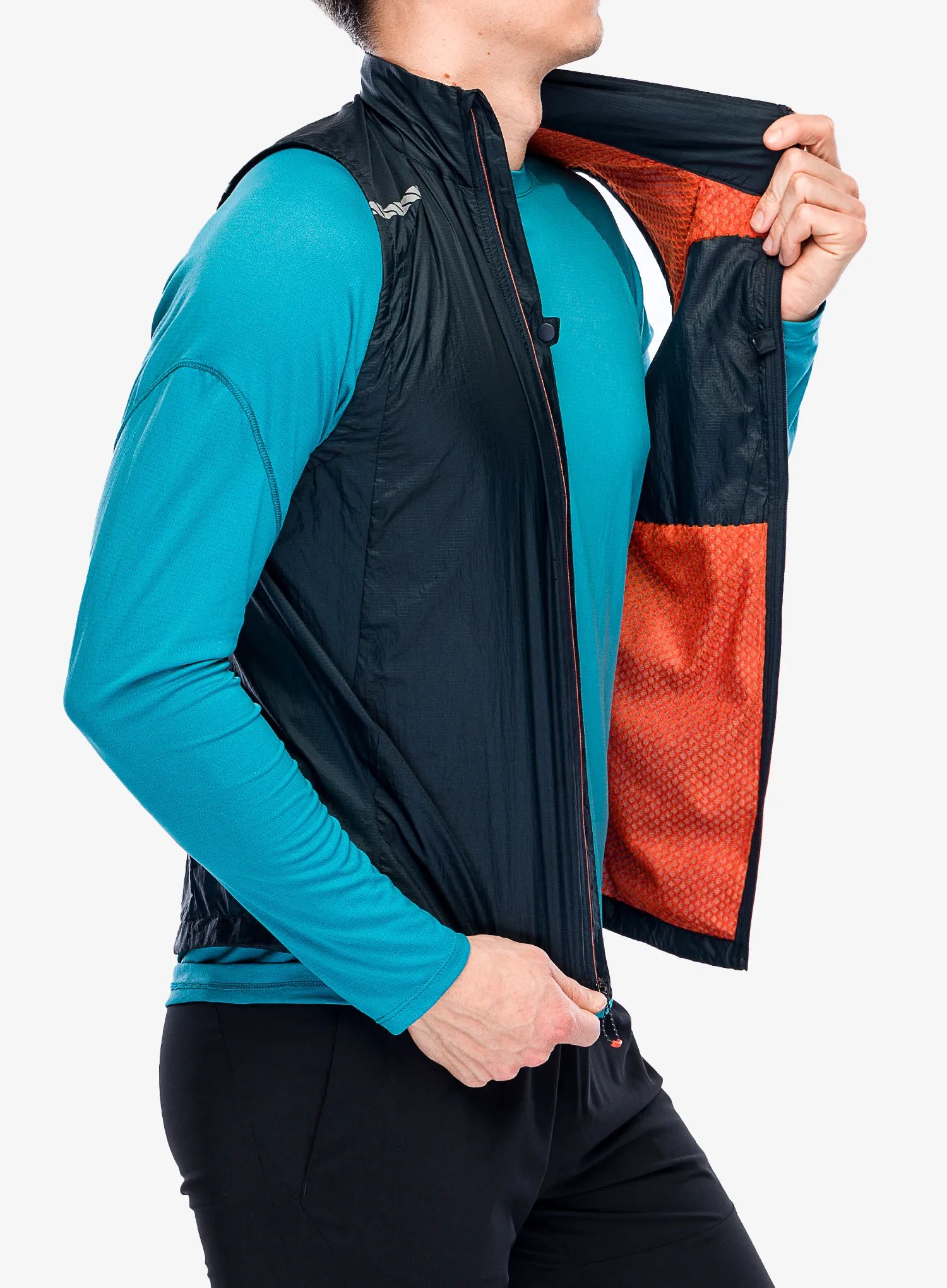 Moški brezrokavnik Salomon Sense Flow Vest - carbon/carbo