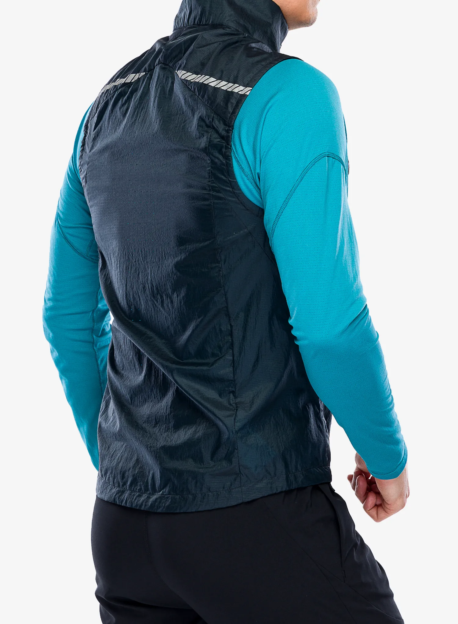 Moški brezrokavnik Salomon Sense Flow Vest - carbon/carbo