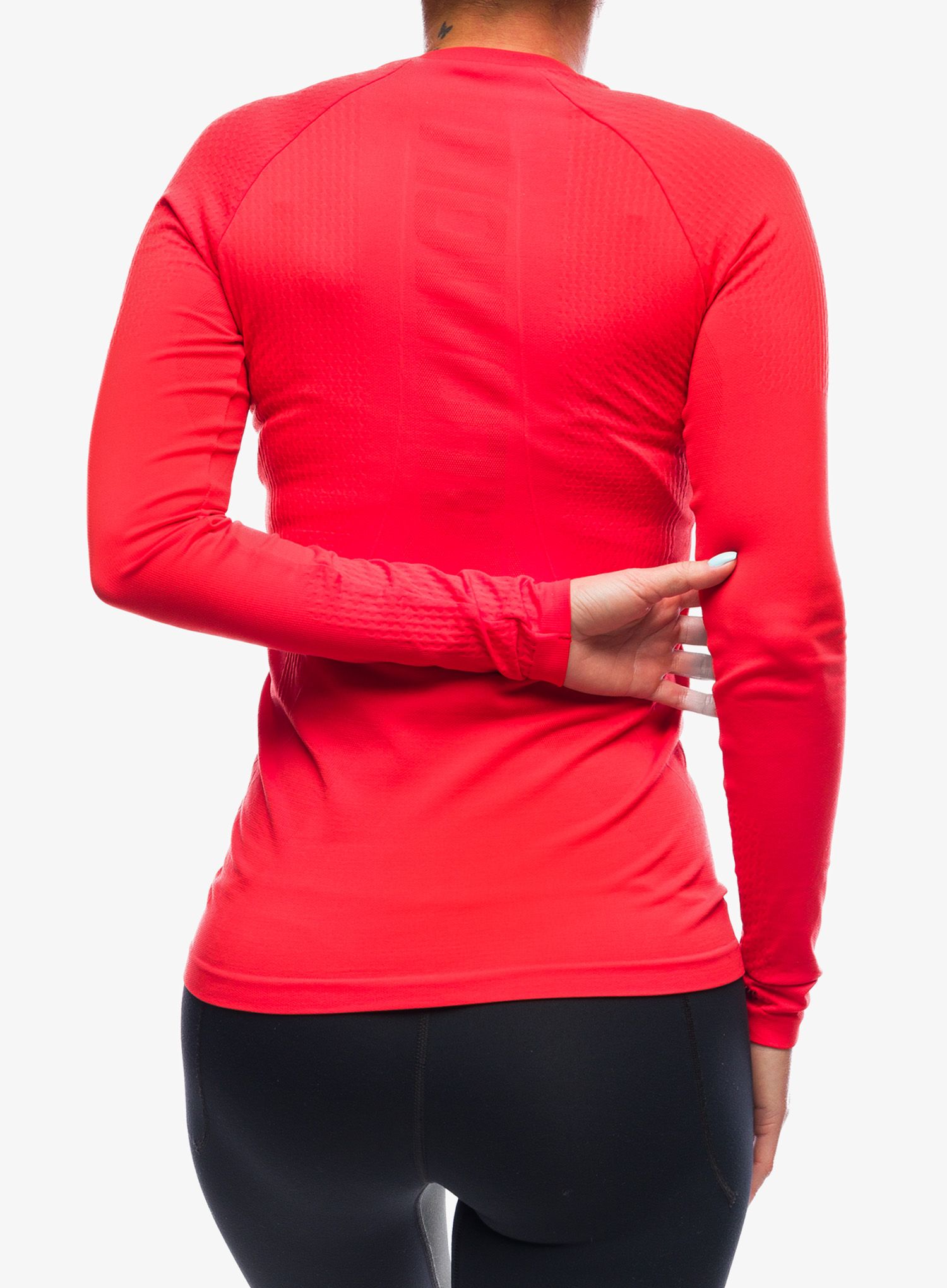 Jopica Salomon Cross Run Ls Tee - fiery red