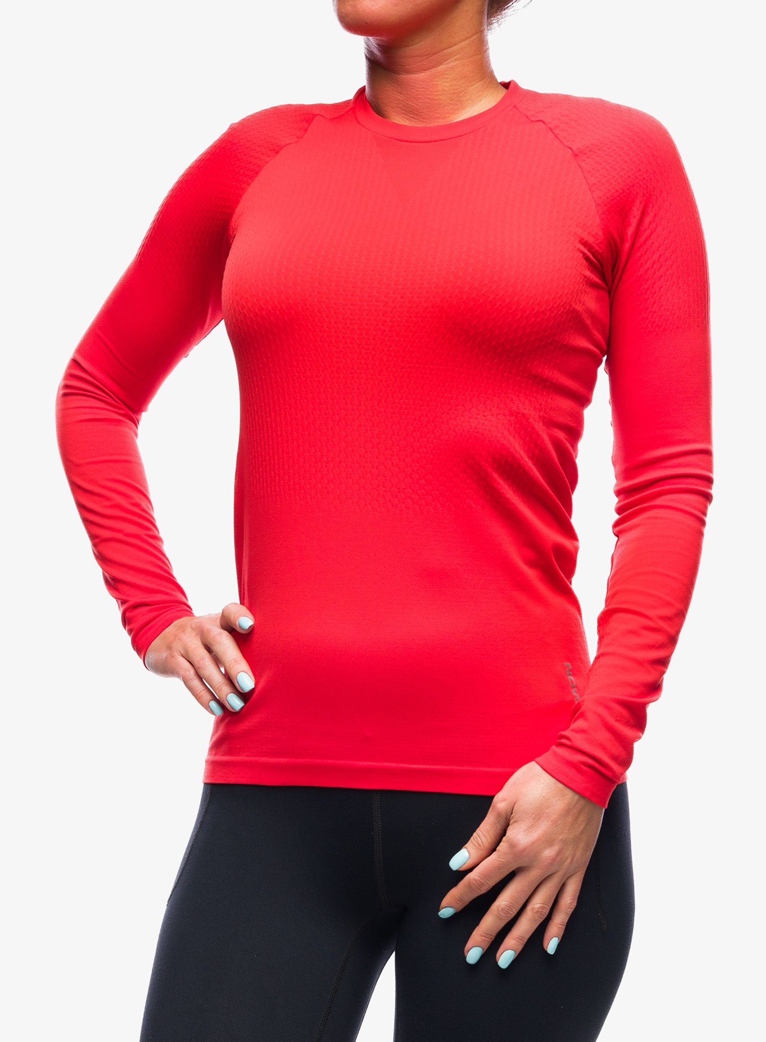 Jopica Salomon Cross Run Ls Tee - fiery red