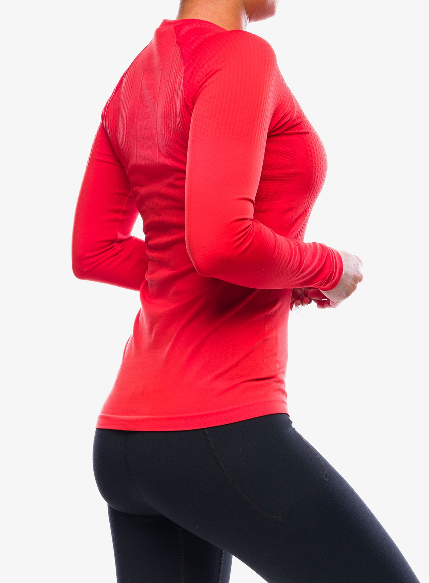Jopica Salomon Cross Run Ls Tee - fiery red