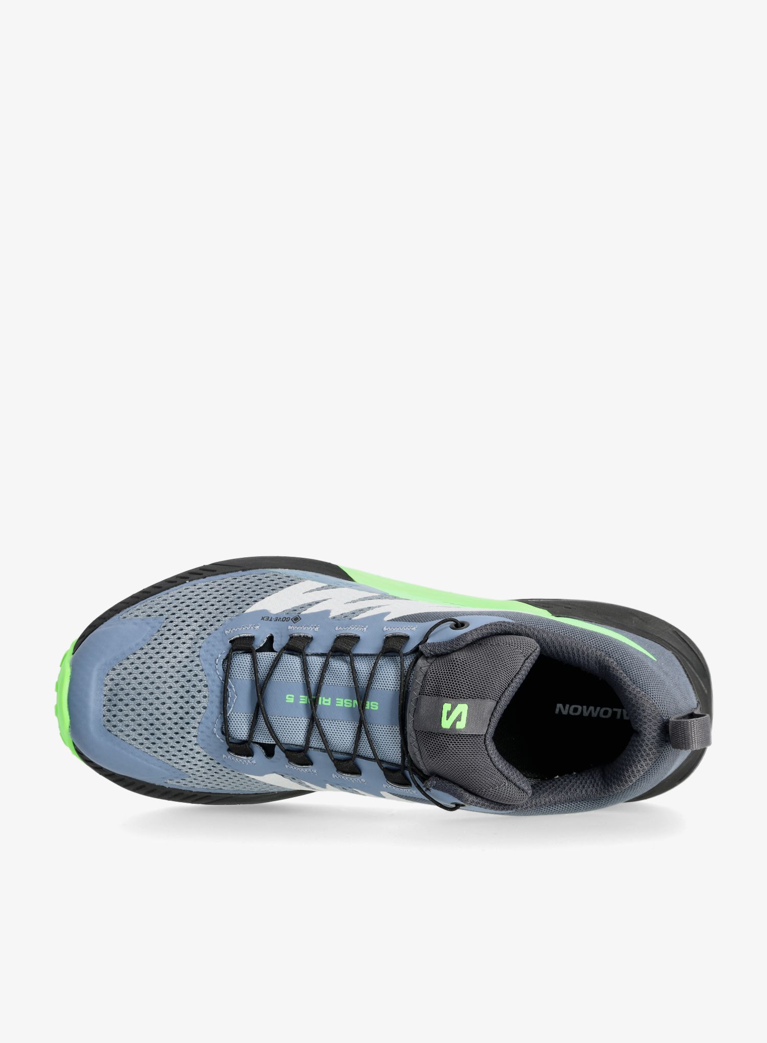 Trail tekaški čevlji Salomon Sense Ride 5 GTX - flint/black/green