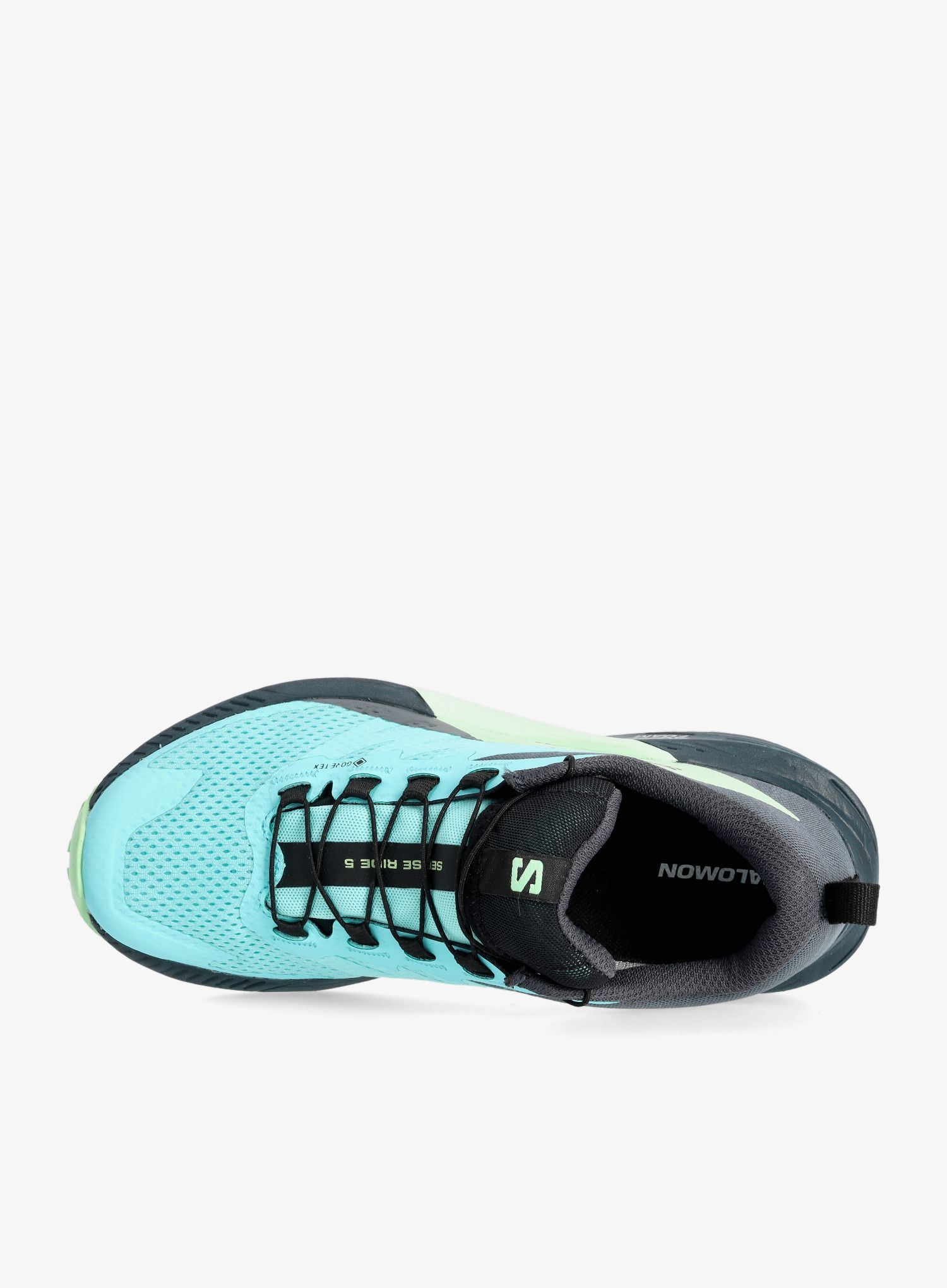 Ženski tekaški čevlji Salomon Sense Ride 5 GTX - radiance/green ash