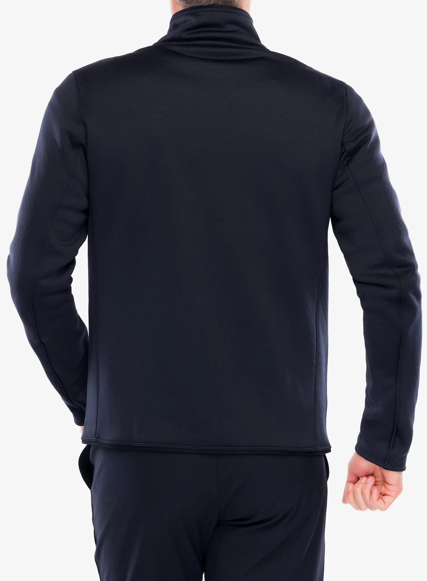Jopica na zadrgo Salomon Essential Warm Fz Mid - deep black
