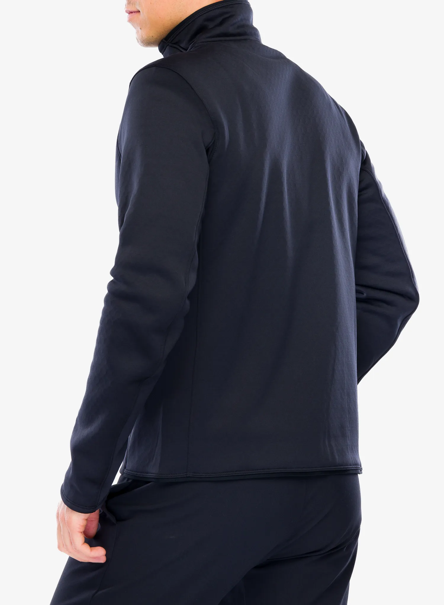Jopica na zadrgo Salomon Essential Warm Fz Mid - deep black