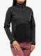 Ženska jopica z zadrgo Salomon Essential Warm Fz Mid - deep black
