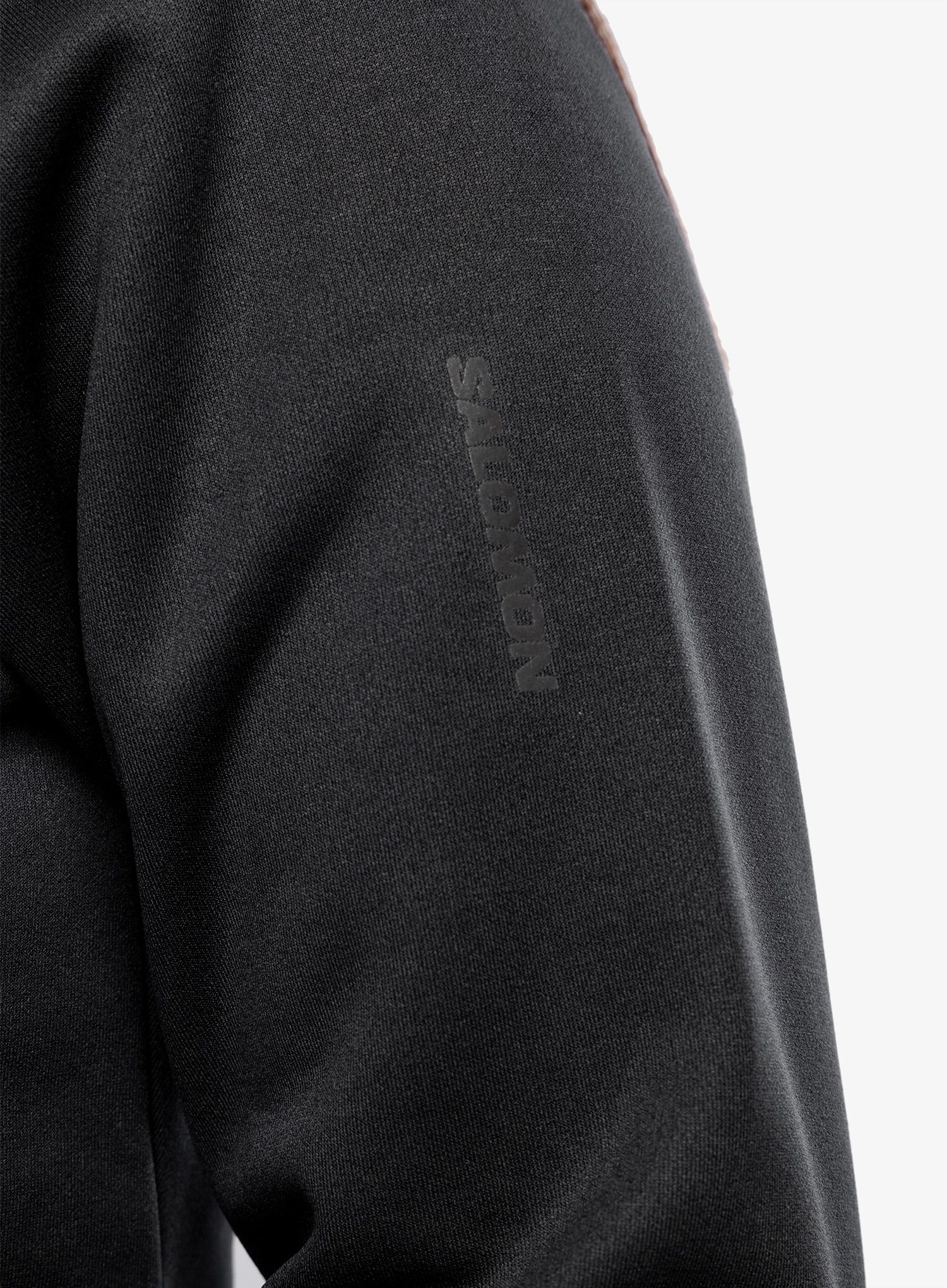 Ženska jopica z zadrgo Salomon Essential Warm Fz Mid - deep black