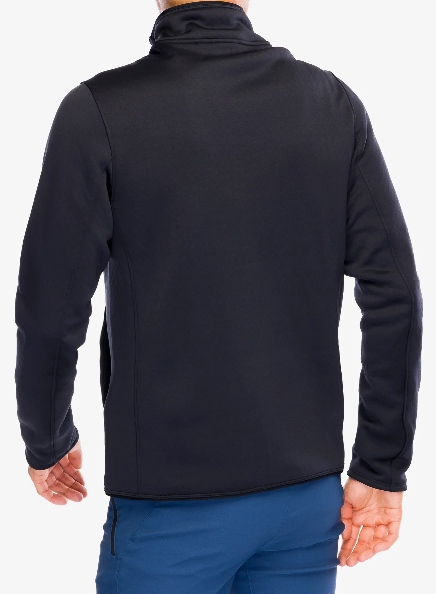 Puloverji brez kapuce Salomon Essential Warm Hz Mid - deep black