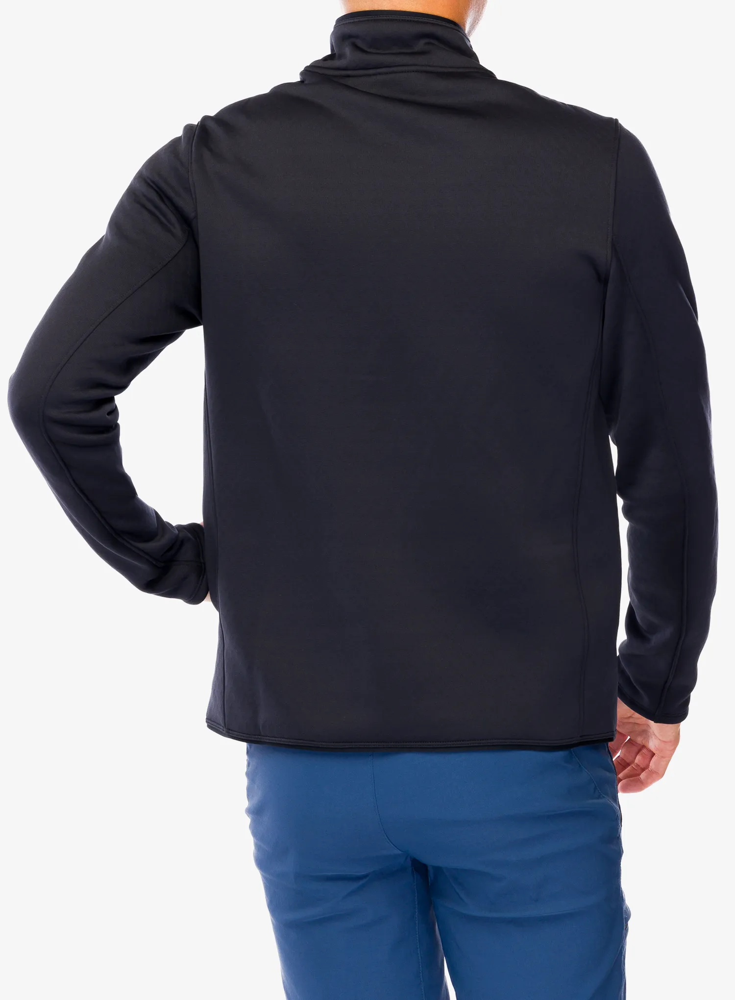 Puloverji brez kapuce Salomon Essential Warm Hz Mid - deep black