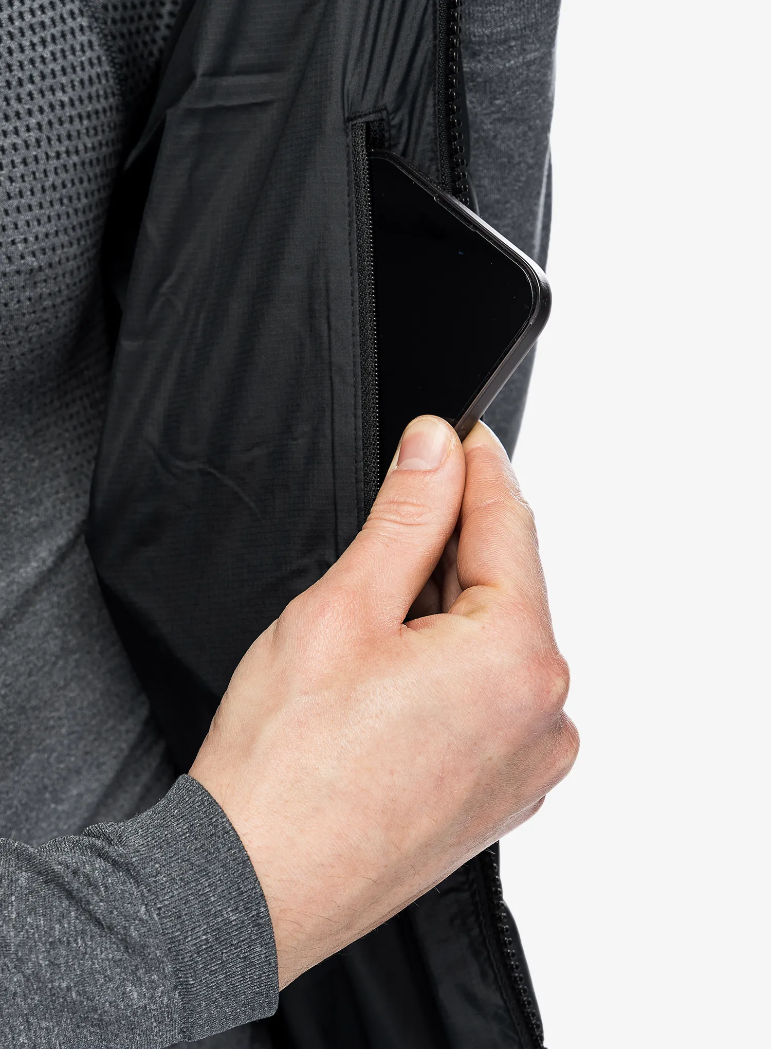 Moški brezrokavnik Salomon Essential Xwarm Down Vest - black