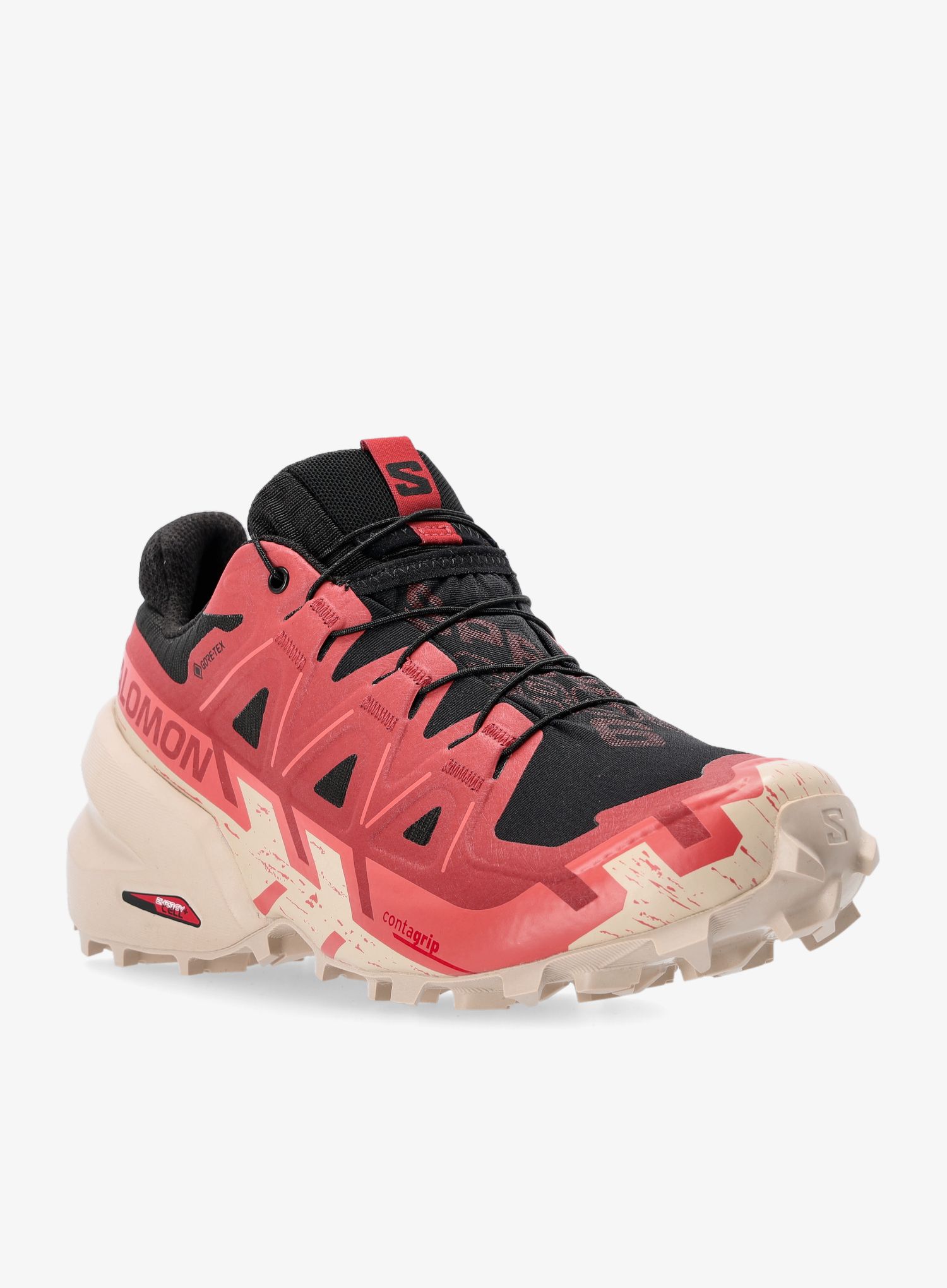 Ženski tekaški čevlji Salomon Speedcross 6 GTX - black/rose