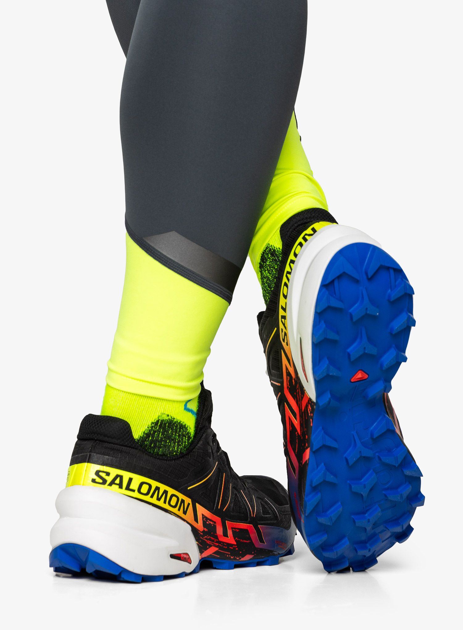 Trail tekaški čevlji Salomon Speedcross 6 GTX - blue fire black/safety yellow