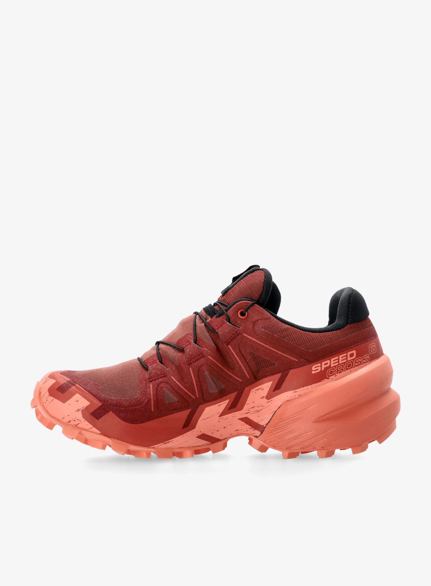 Ženski tekaški čevlji Salomon Speedcross 6 GTX - rum/red/clay