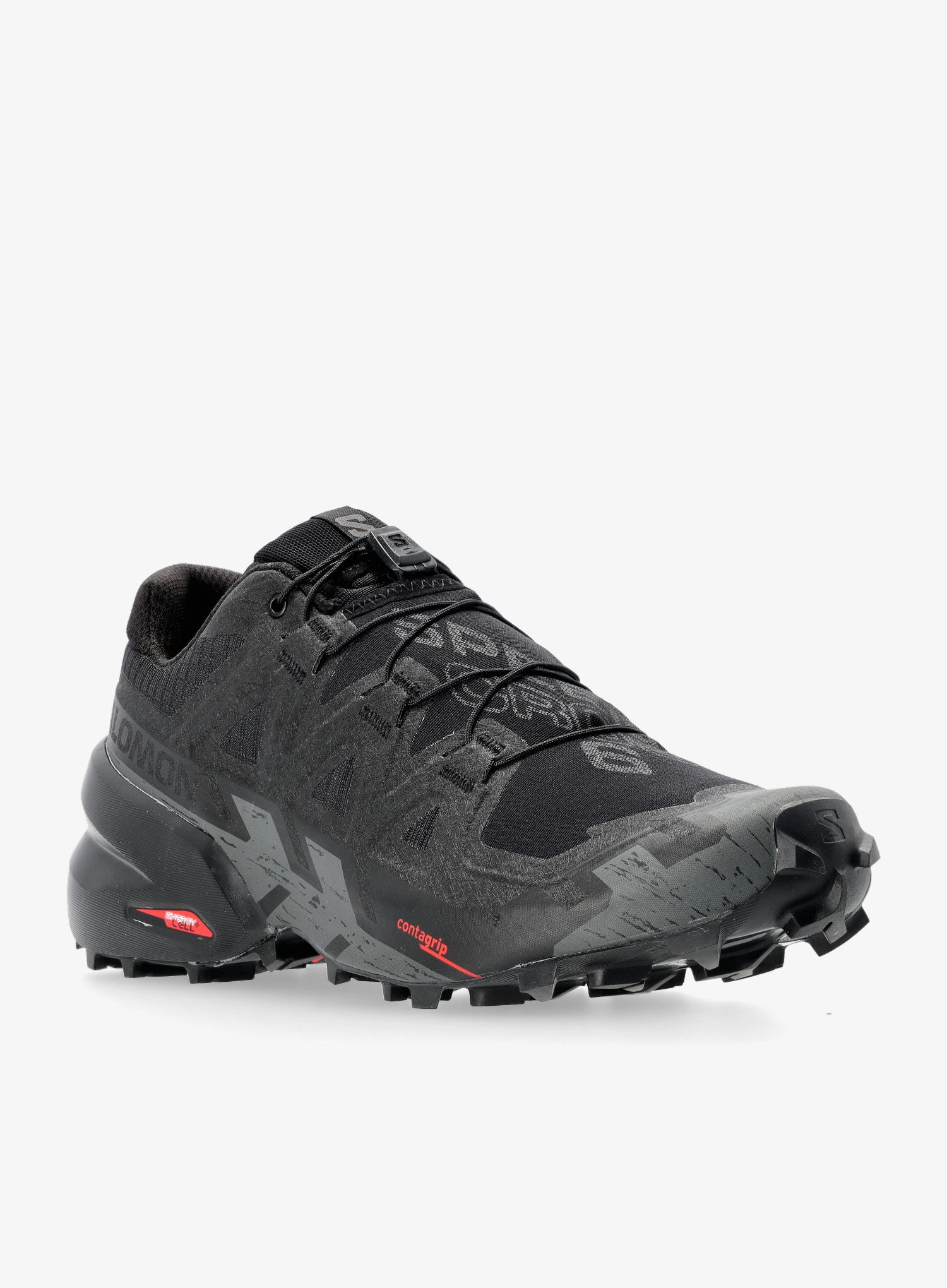 Moški tekaški čevlji Salomon Speedcross 6 Wide - black/black/phant