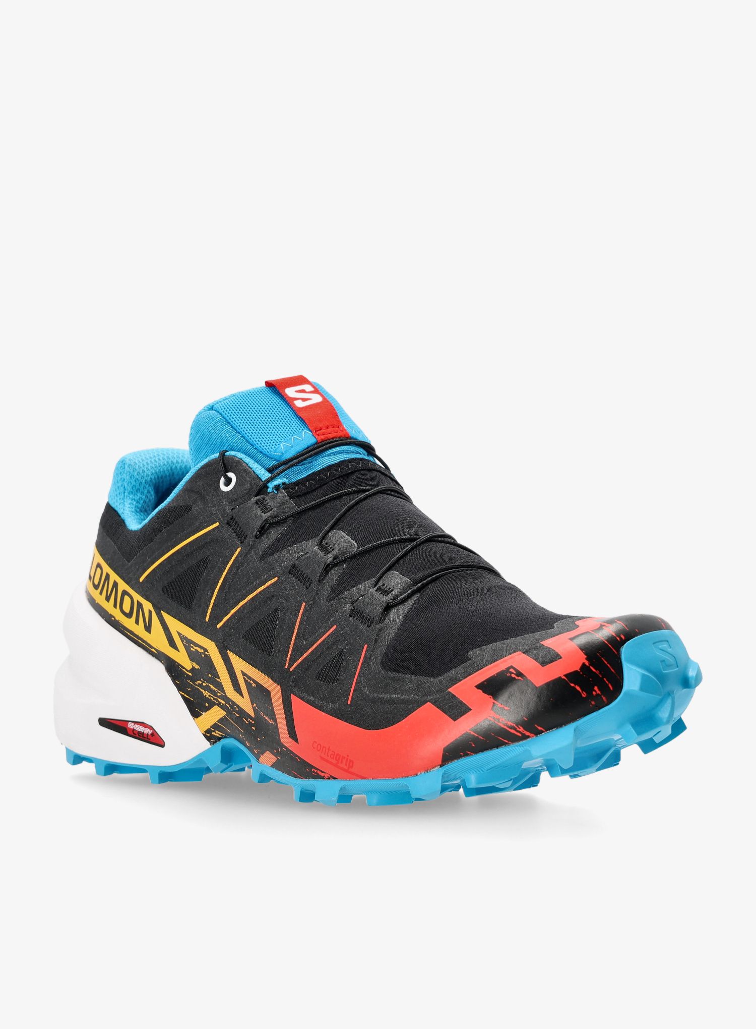 Trail tekaški čevlji Salomon Speedcross 6 - black/white/transc