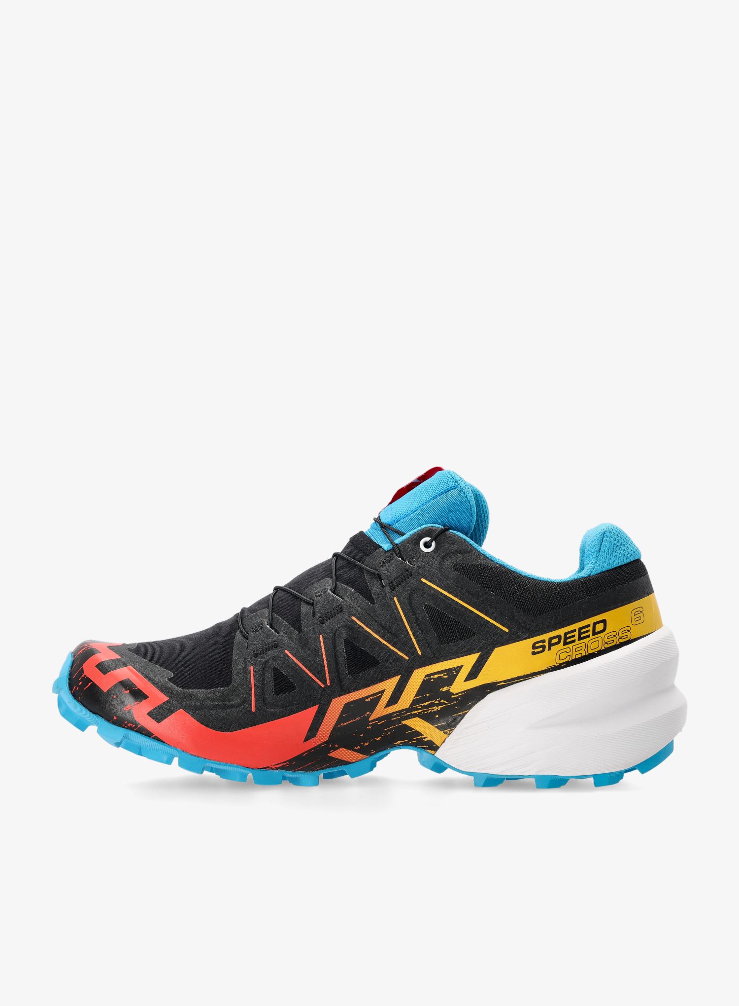 Trail tekaški čevlji Salomon Speedcross 6 - black/white/transc