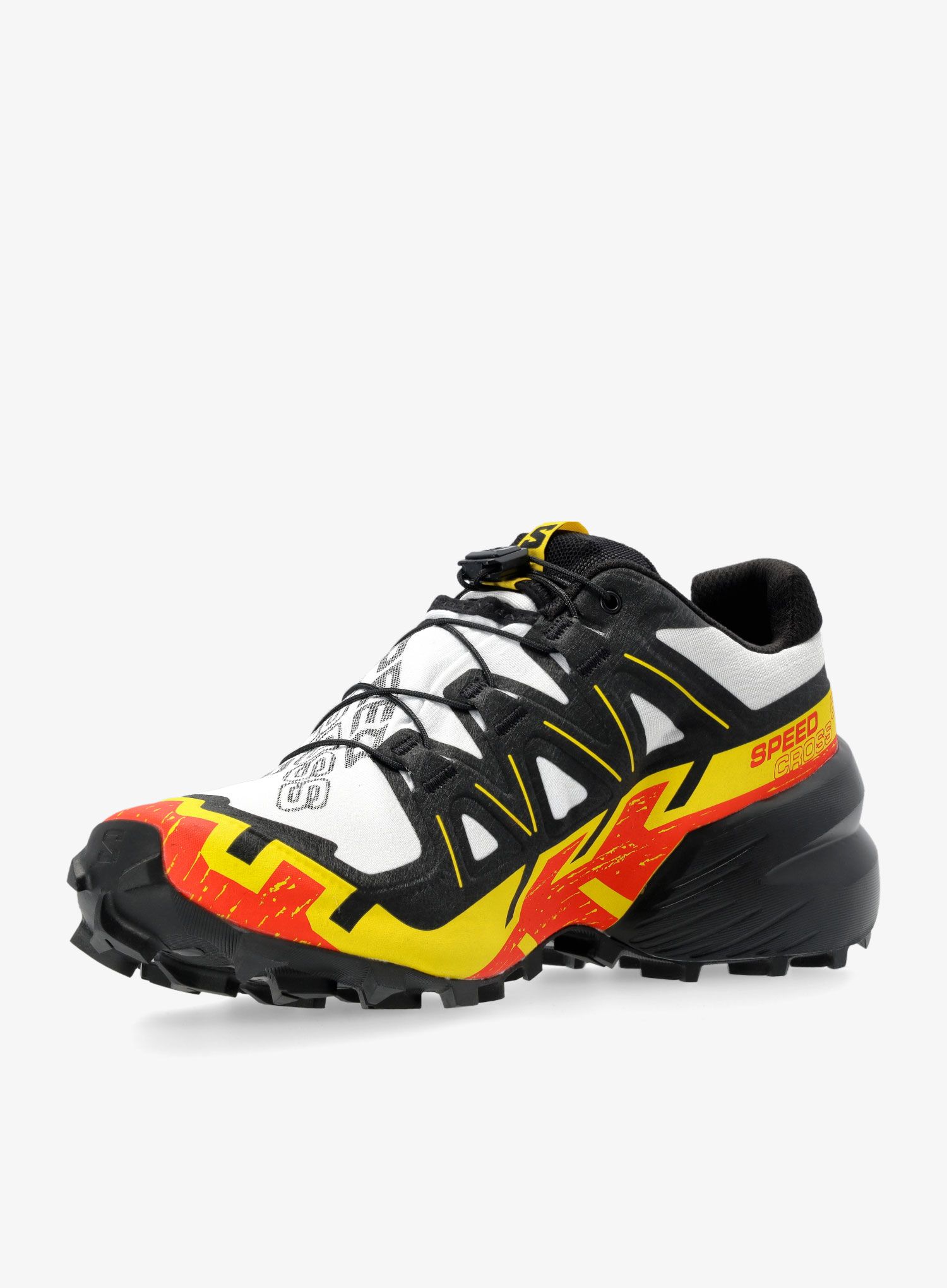Moški tekaški čevlji Salomon Speedcross 6 - white/black/empyel
