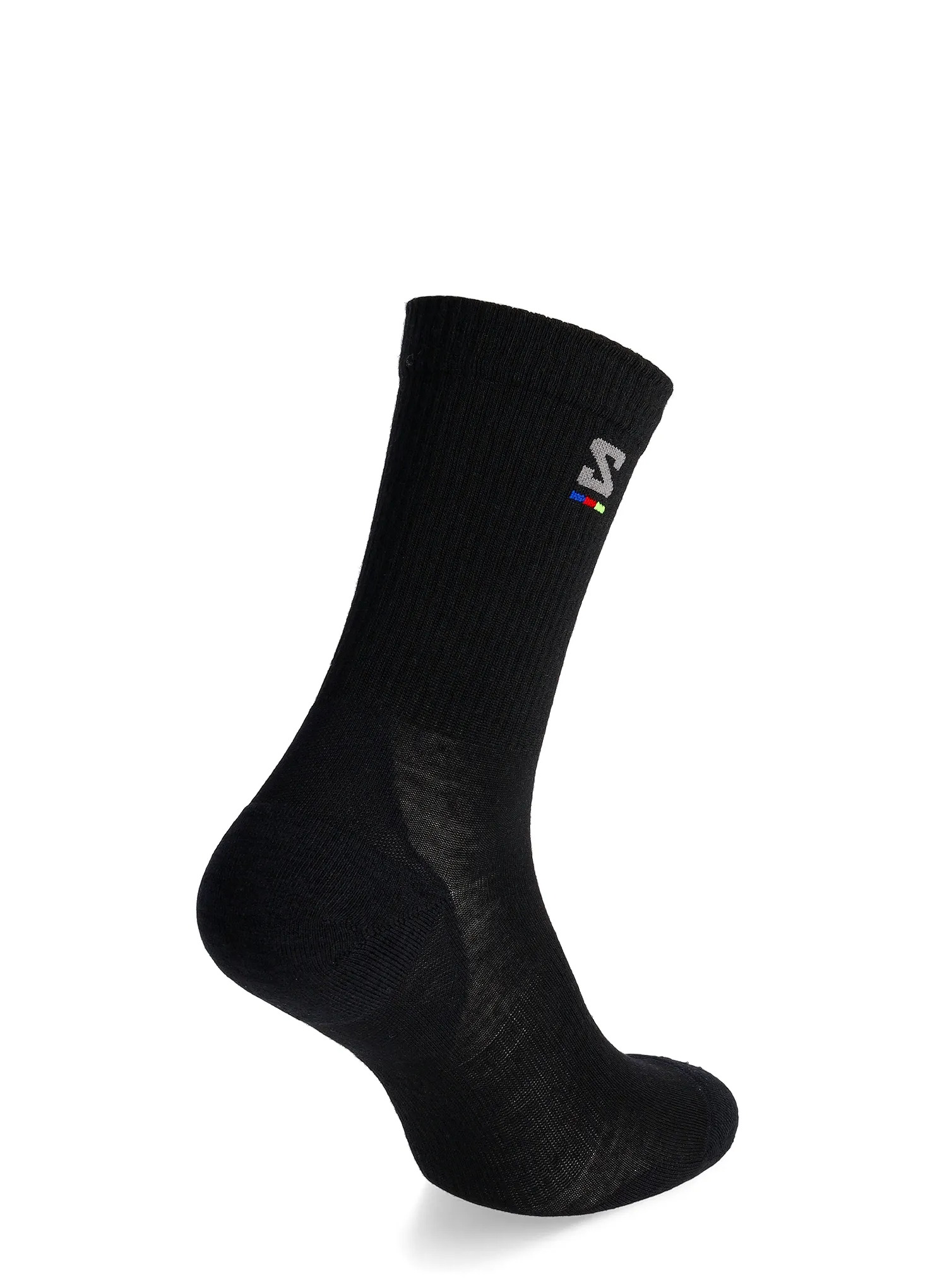 Pohodniške nogavice Salomon Sunday Smart Crew - black/gray flannel