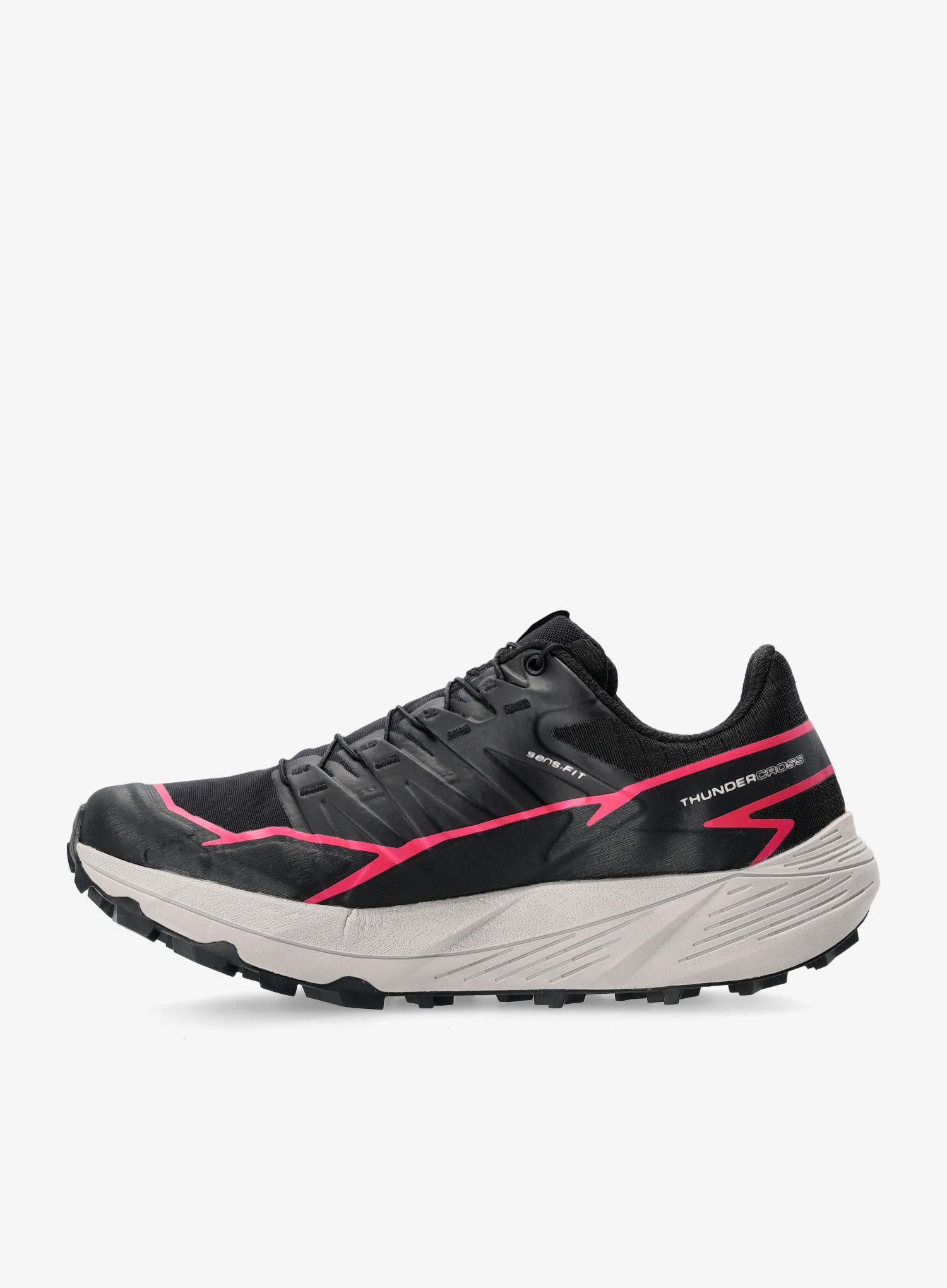 Ženski tekaški čevlji Salomon Thundercross GTX - black/black/pink