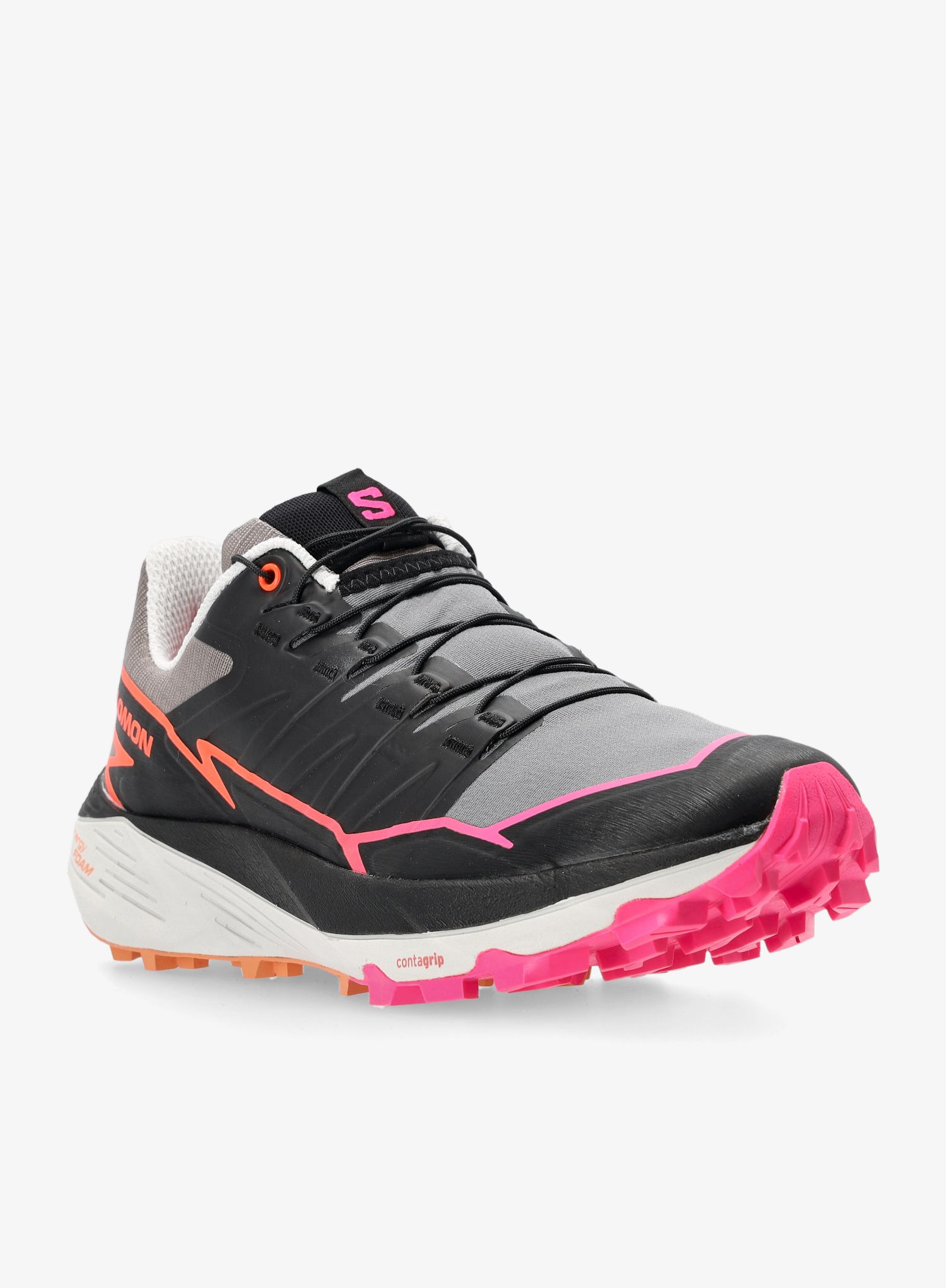 Ženski tekaški čevlji Salomon Thundercross - black/pink