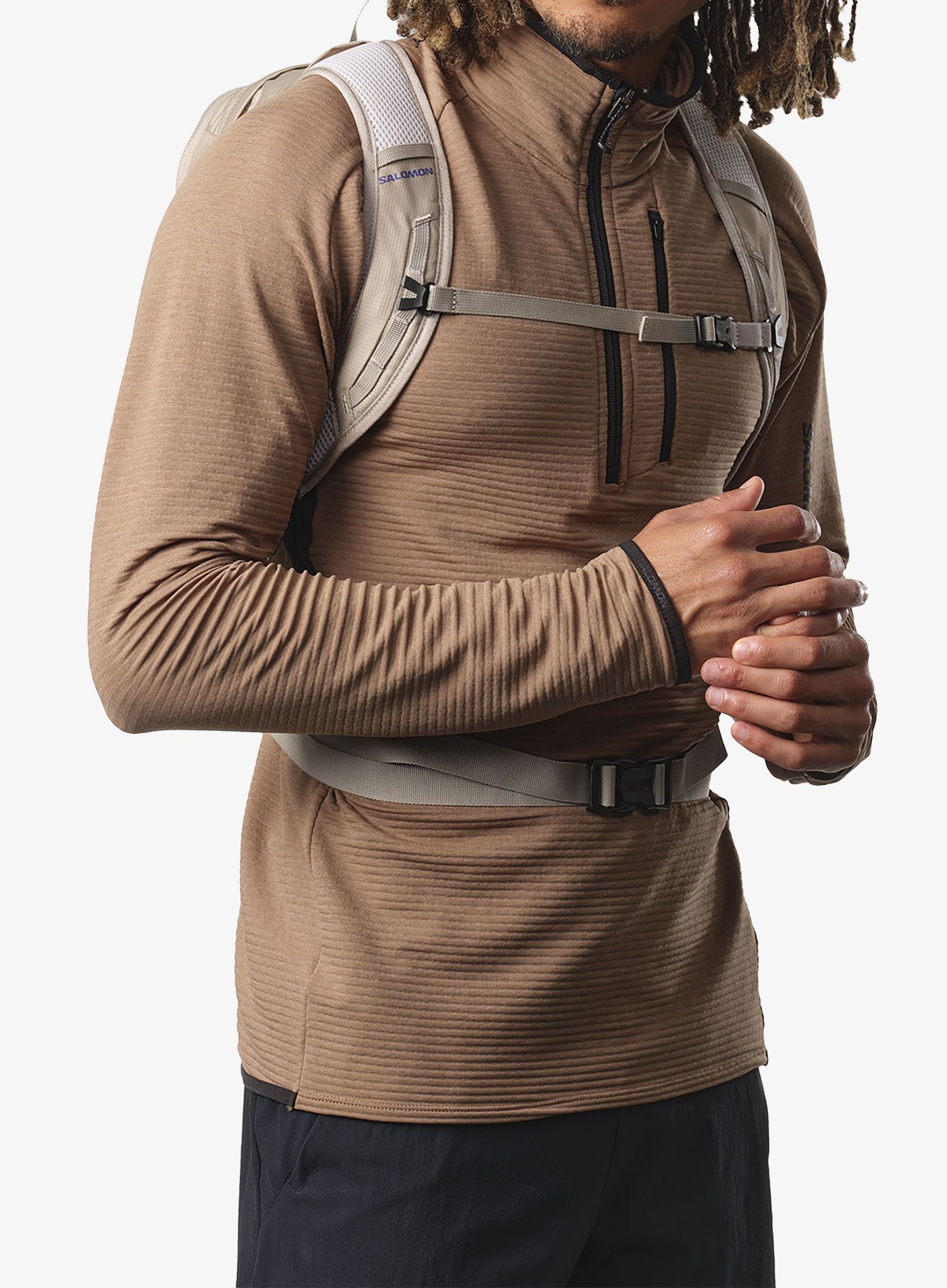 Nahrbtnik Salomon Trailblazer 10 - khaki/glacier