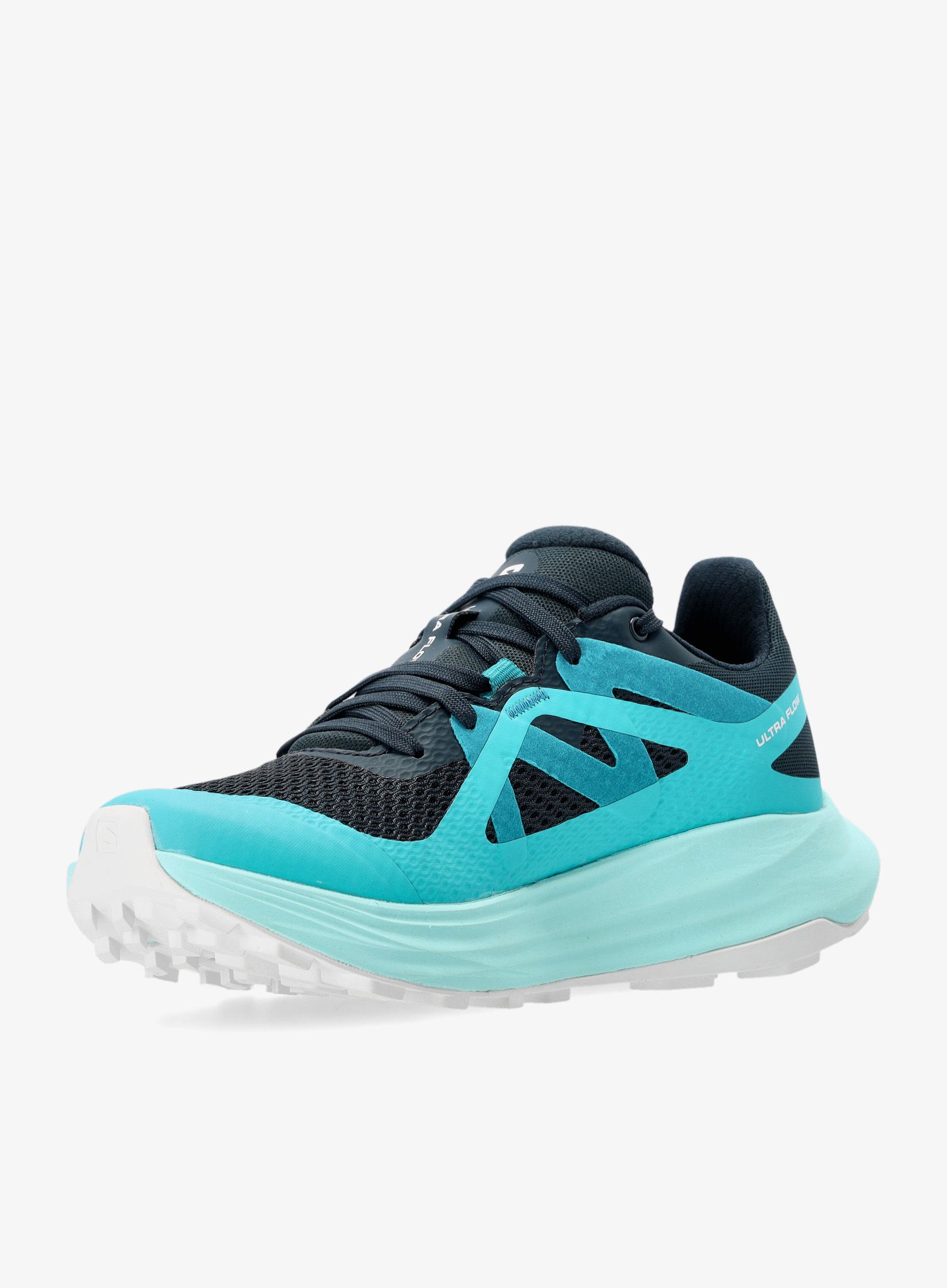 Ženski tekaški čevlji Salomon Ultra Flow - carbon/blue/white