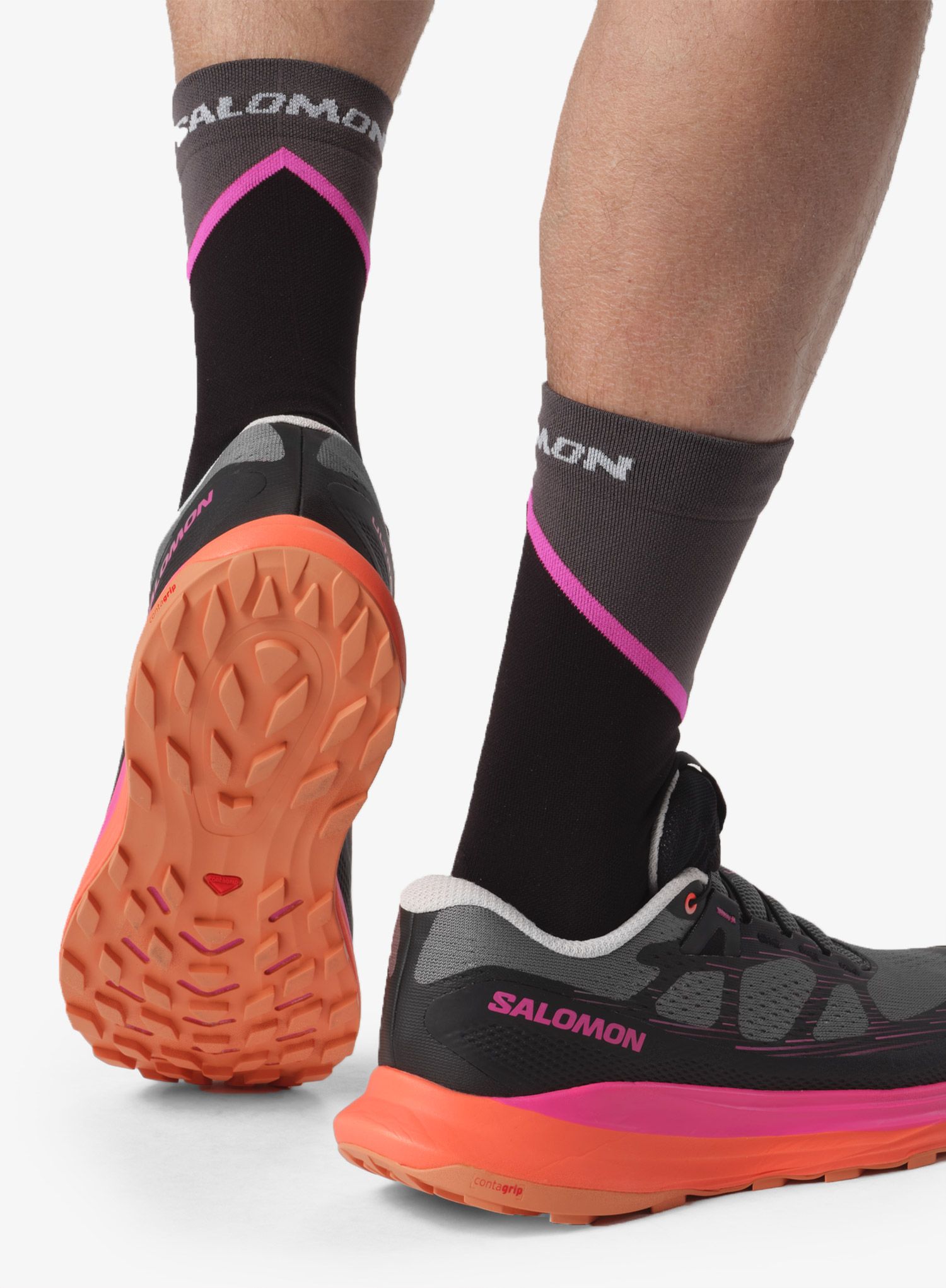 Trail tekaški čevlji Salomon Ultra Glide 2 - black/pink