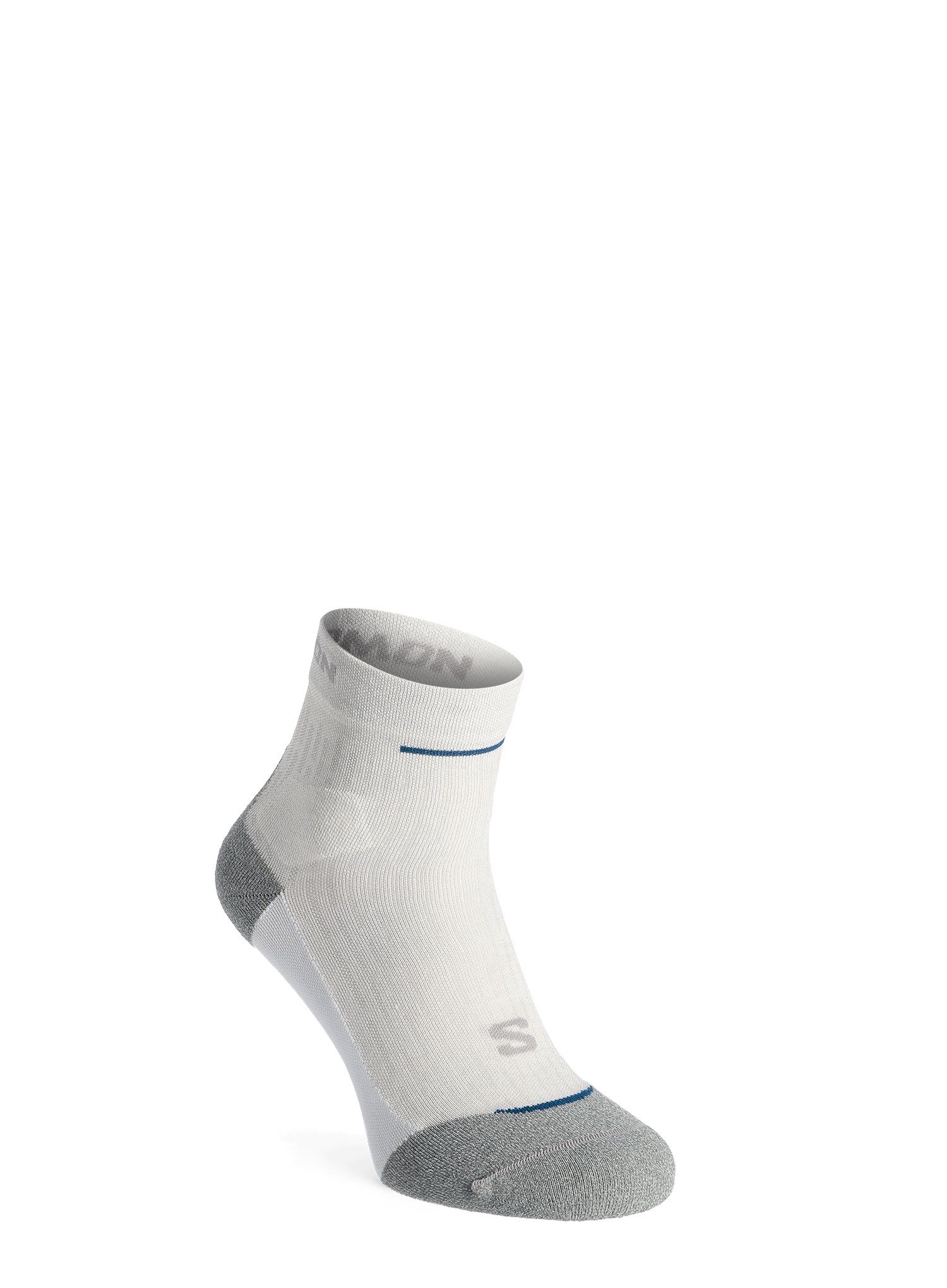 Tekaške nogavice Salomon Ultra Glide Ankle - white/pearl blue