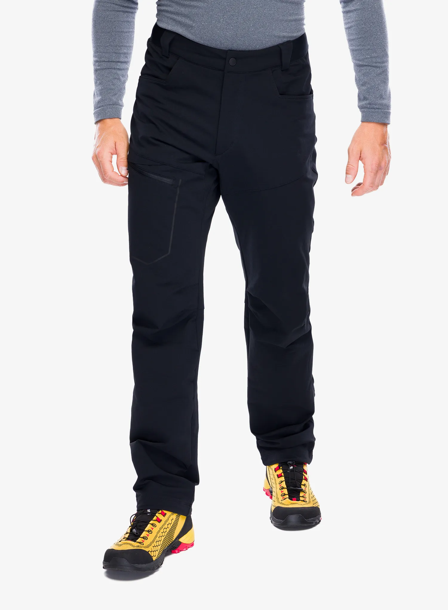 Pohodniške hlače Salomon Wayfarer Warm Pant - deep black
