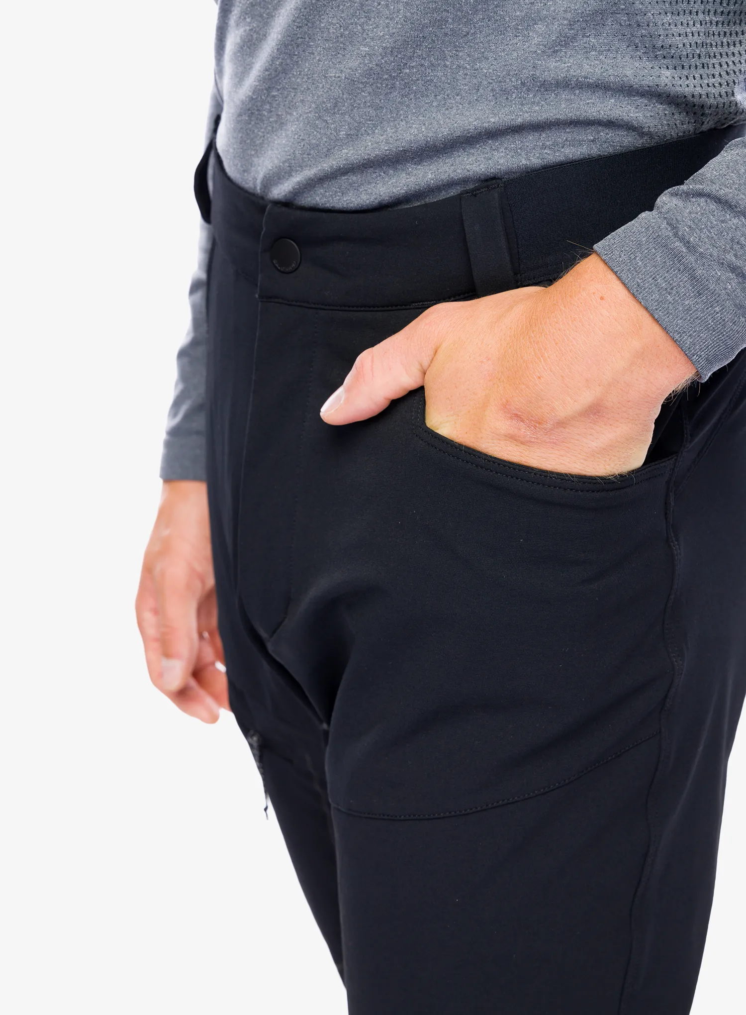 Pohodniške hlače Salomon Wayfarer Warm Pant - deep black