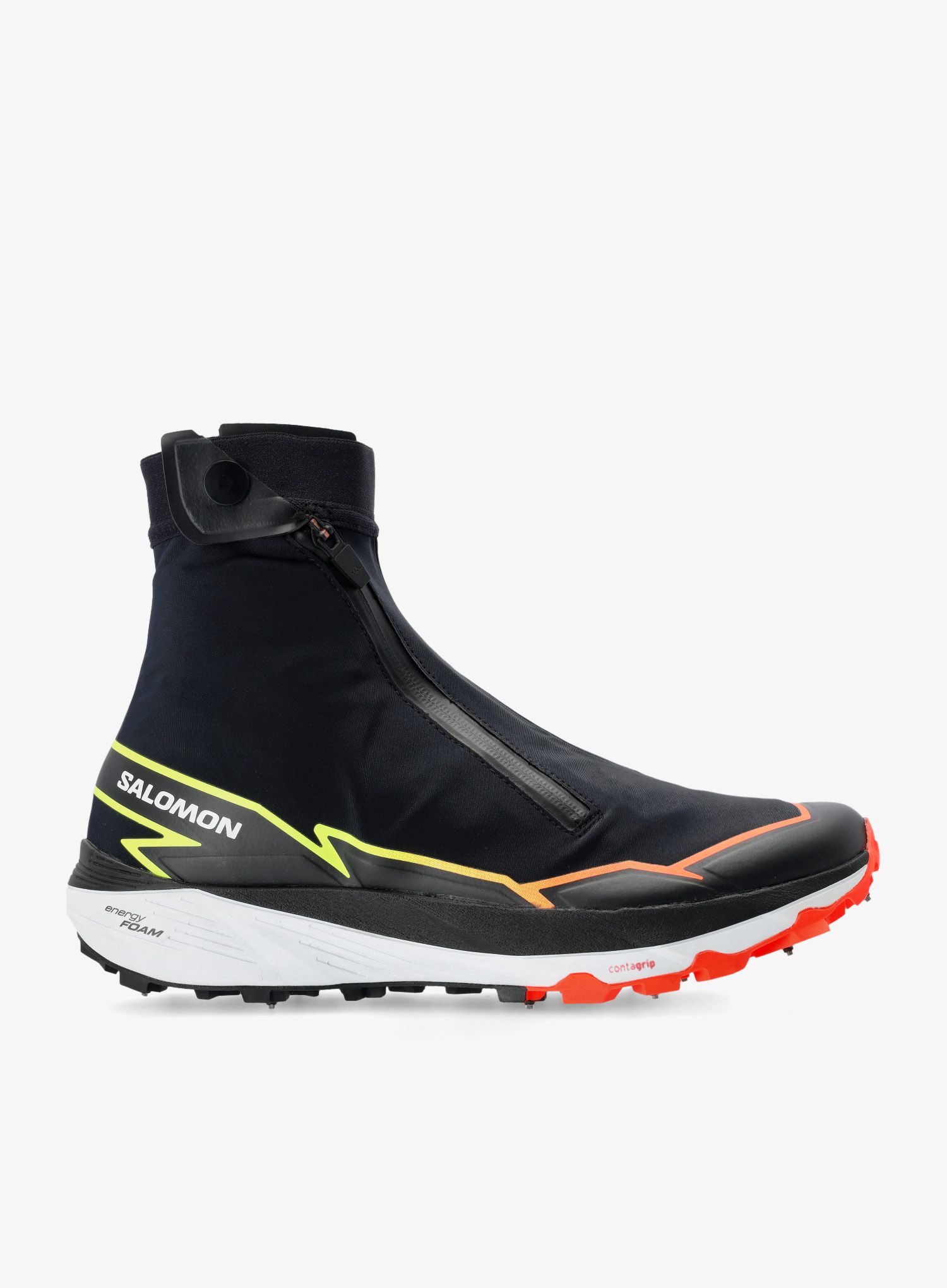 Trail tekaški čevlji Salomon Winter Cross Spike - black/neon/yellow