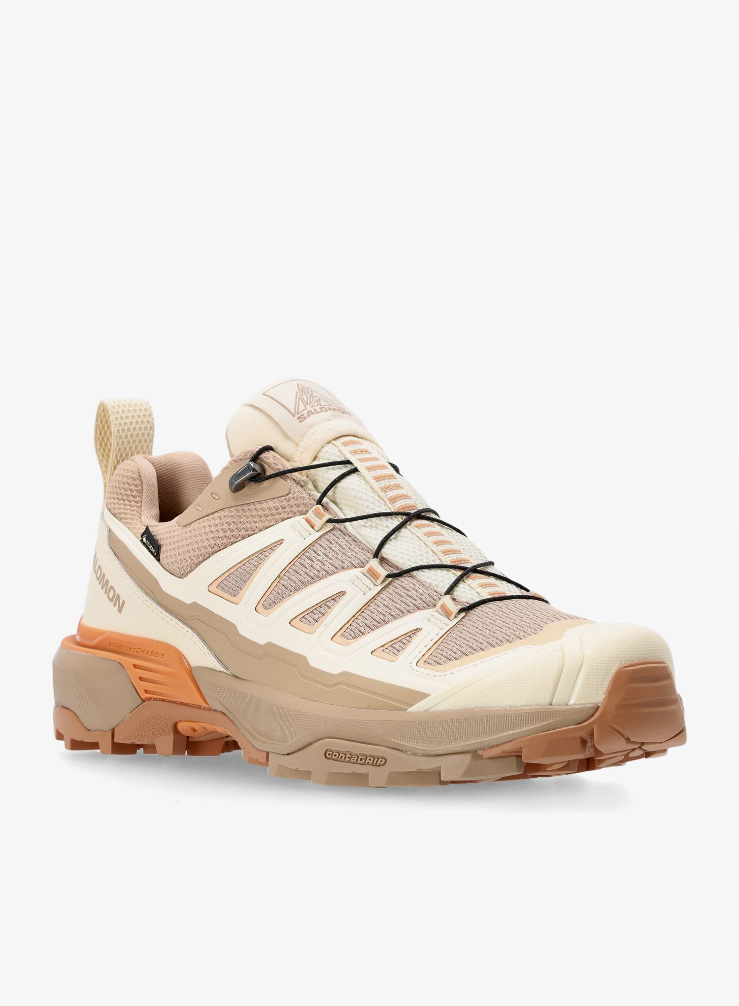 Ženski pohodniški čevlji Salomon X Ultra 360 Edge GTX - natura/shortbread