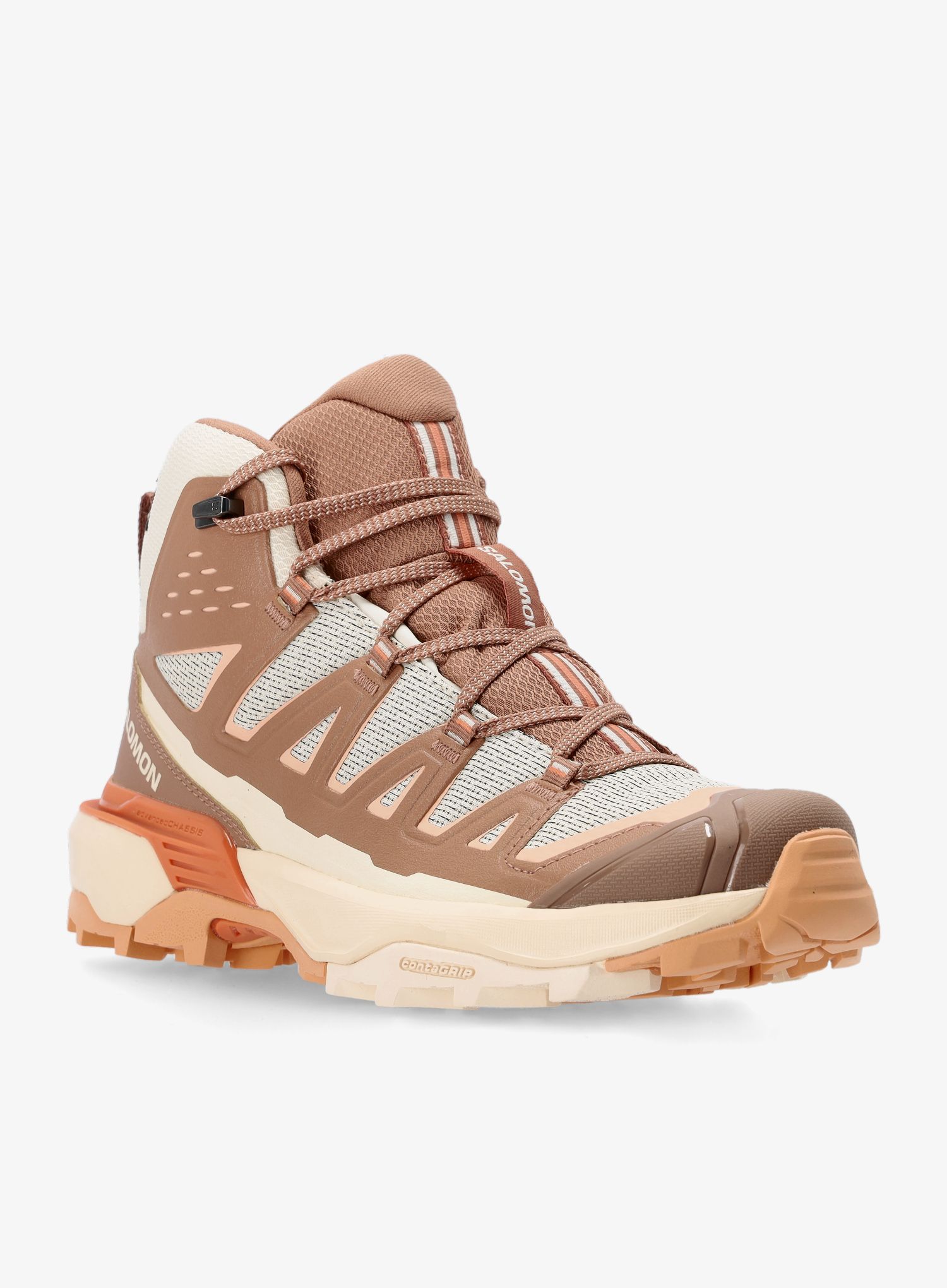 Ženski pohodniški čevlji Salomon X Ultra 360 Edge Mid GTX - shortbread/raw