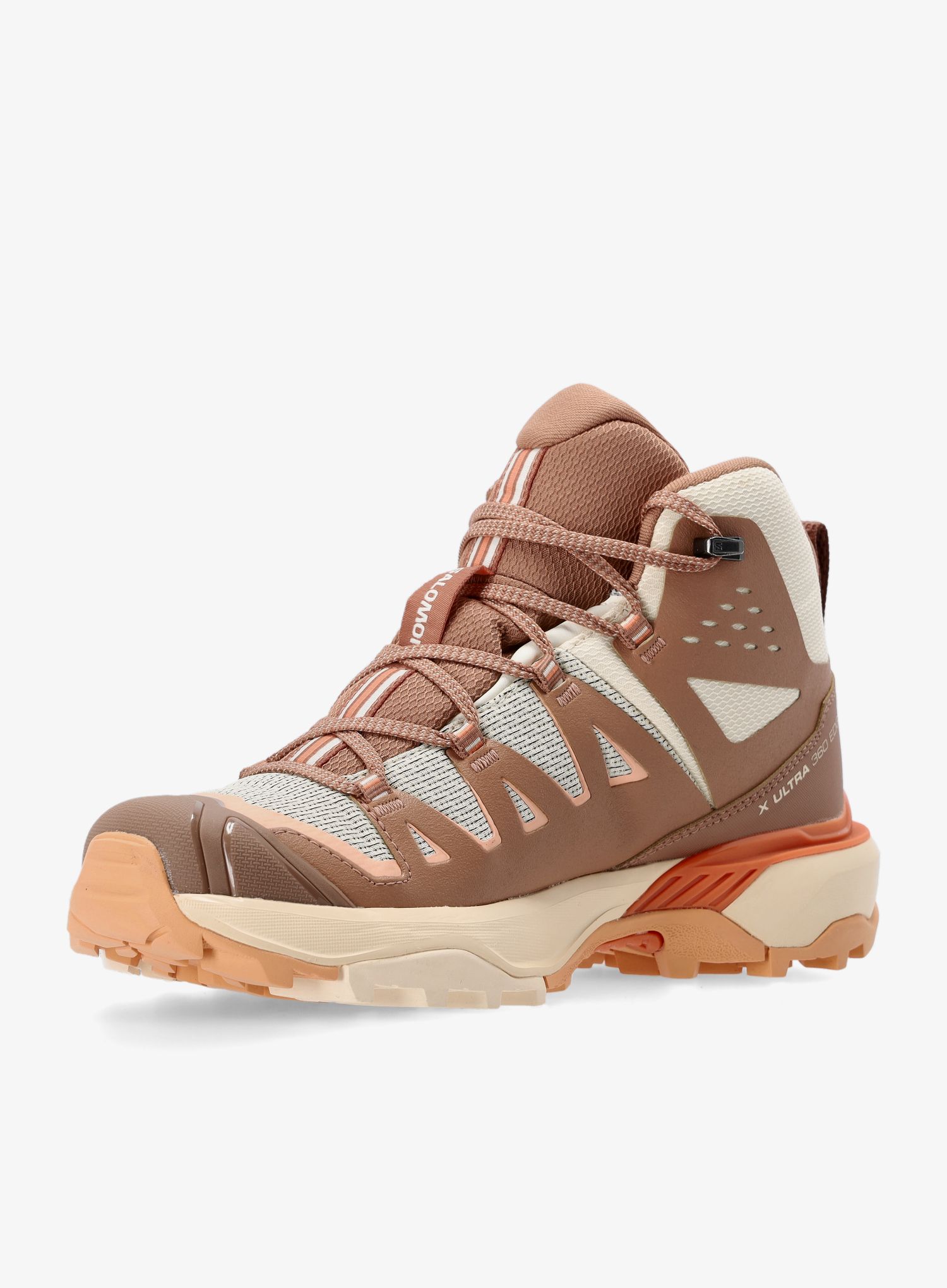 Ženski pohodniški čevlji Salomon X Ultra 360 Edge Mid GTX - shortbread/raw