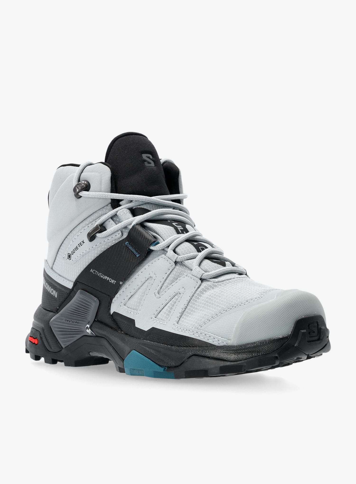 Ženski pohodniški čevlji Salomon X Ultra 4 Mid Gtx - quarry/black/legion blue