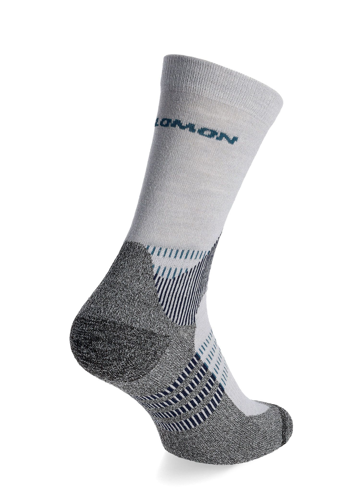 Pohodniške nogavice Salomon X Ultra Access Crew 2-Pack - quarry/stargazer
