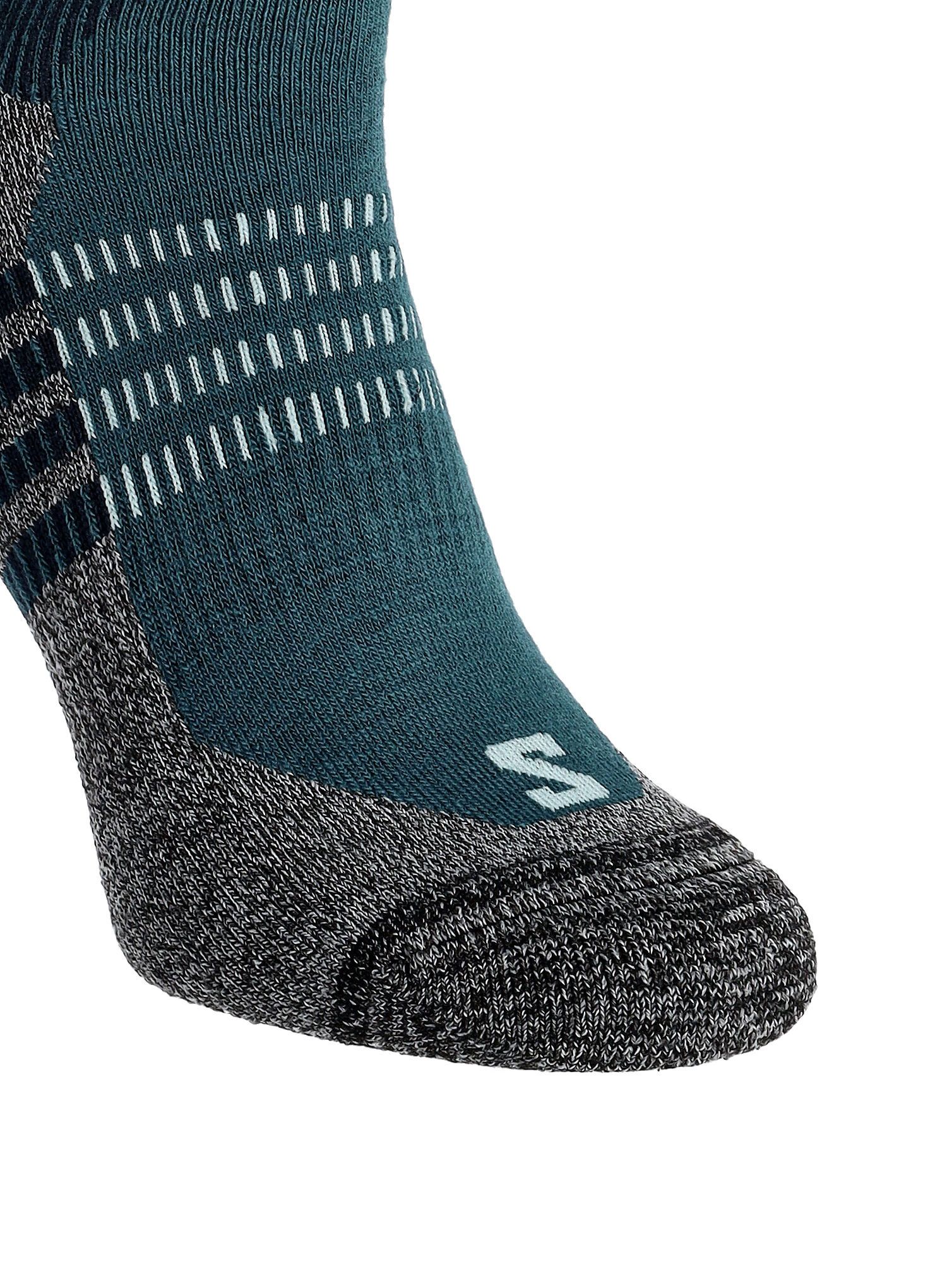 Pohodniške nogavice Salomon X Ultra Access Crew 2-Pack - quarry/stargazer