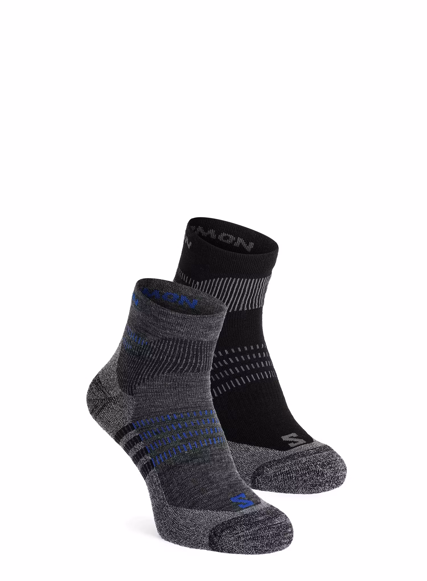 Pohodniške nogavice Salomon X Ultra Access Quarter 2-Pack - anthracite/black