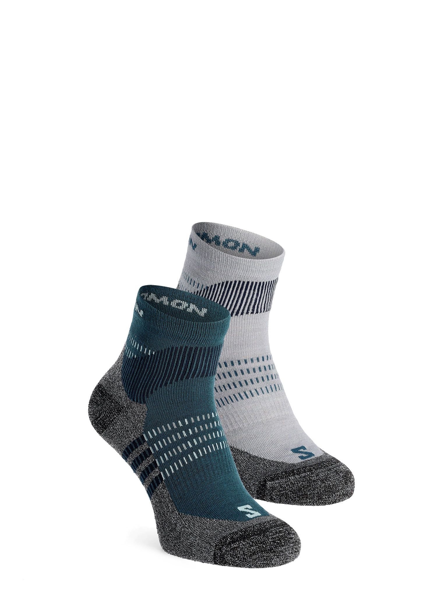 Pohodniške nogavice Salomon X Ultra Access Quarter 2-Pack - quarry/stargazer