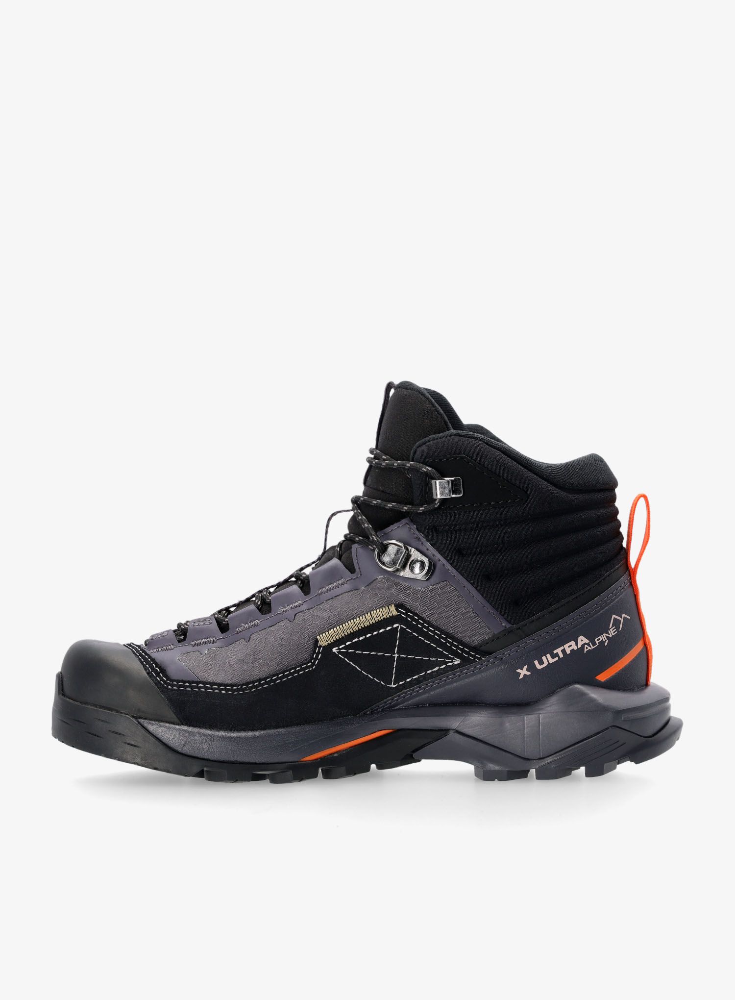 Ženski pohodniški čevlji Salomon X Ultra Alpine Mid GTX - iron/black/orange