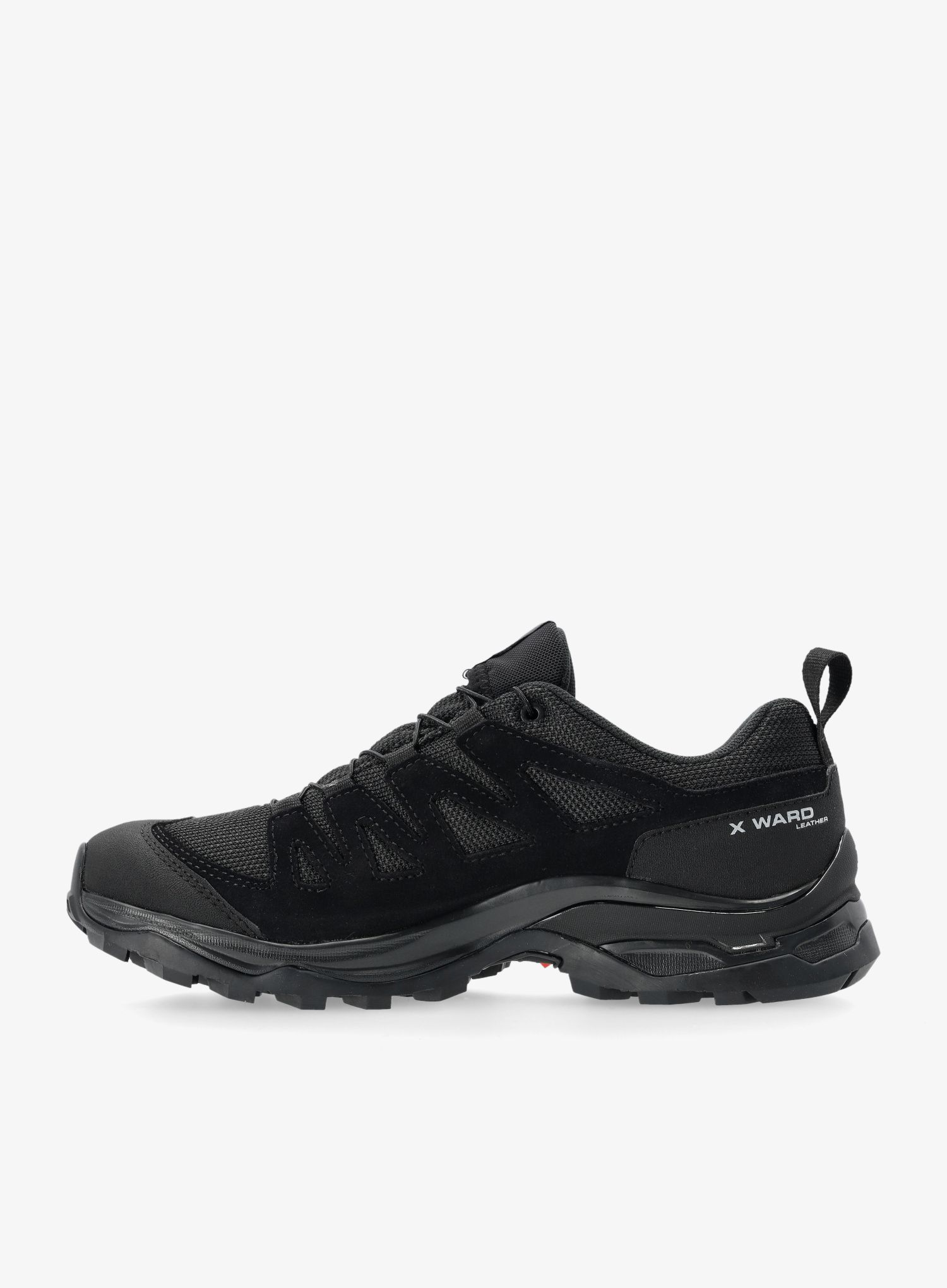 Ženski pohodniški čevlji Salomon X Ward Leather Gtx - black/black