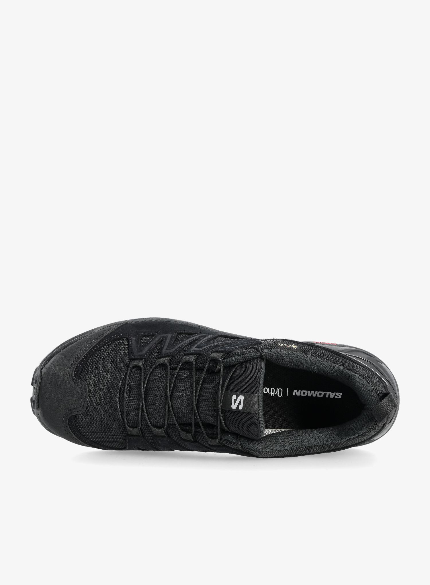 Pohodniški čevlji Salomon X Ward Leather Gtx - black/black/black