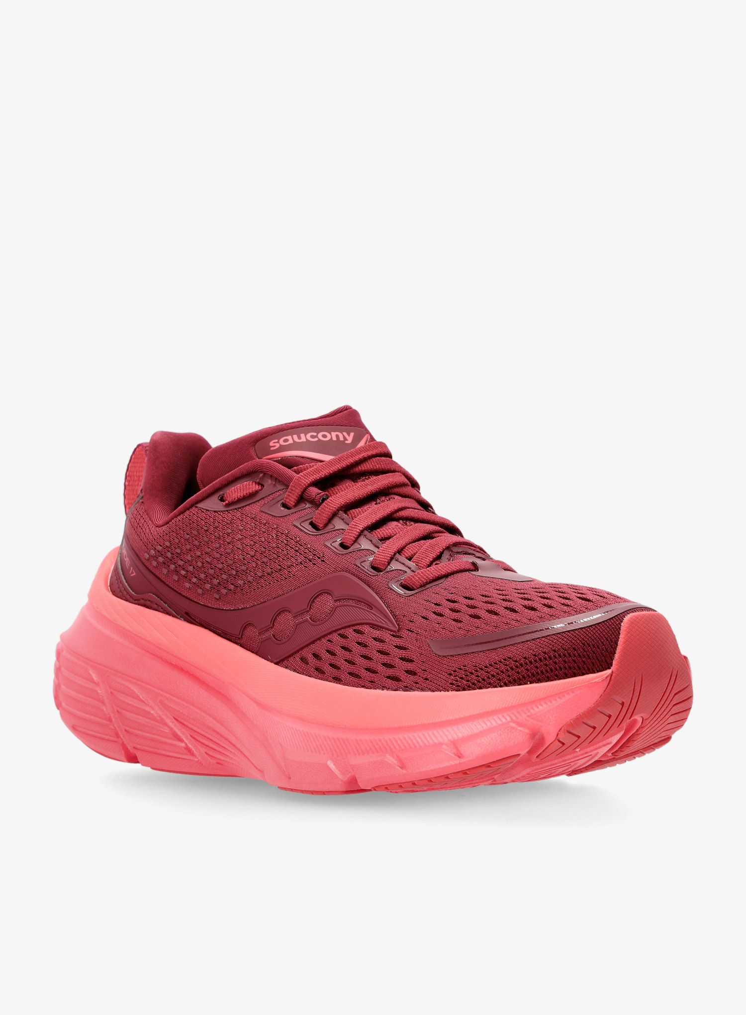 Ženski tekaški čevlji Saucony Guide 17 - currant/cayenne