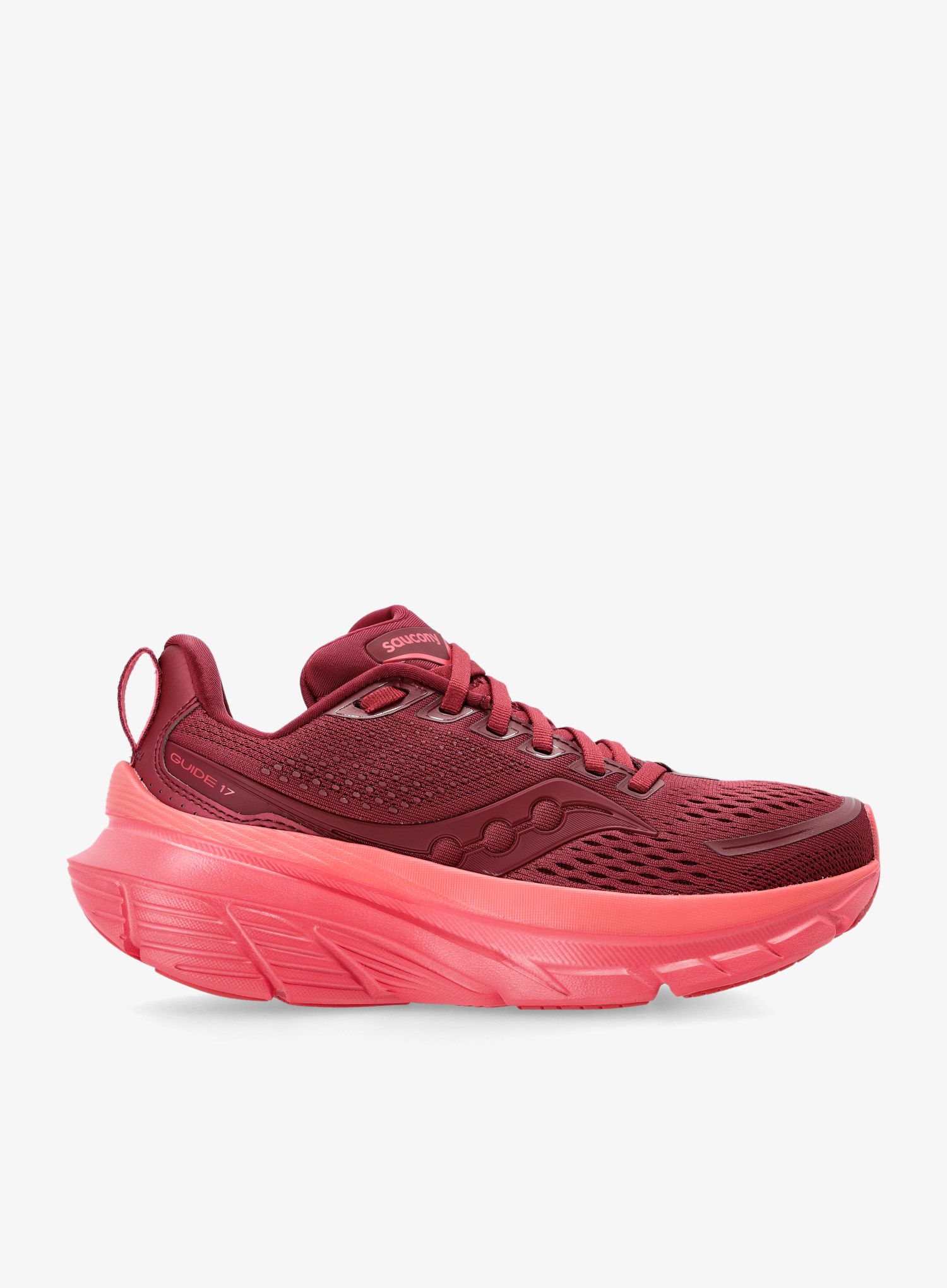 Ženski tekaški čevlji Saucony Guide 17 - currant/cayenne