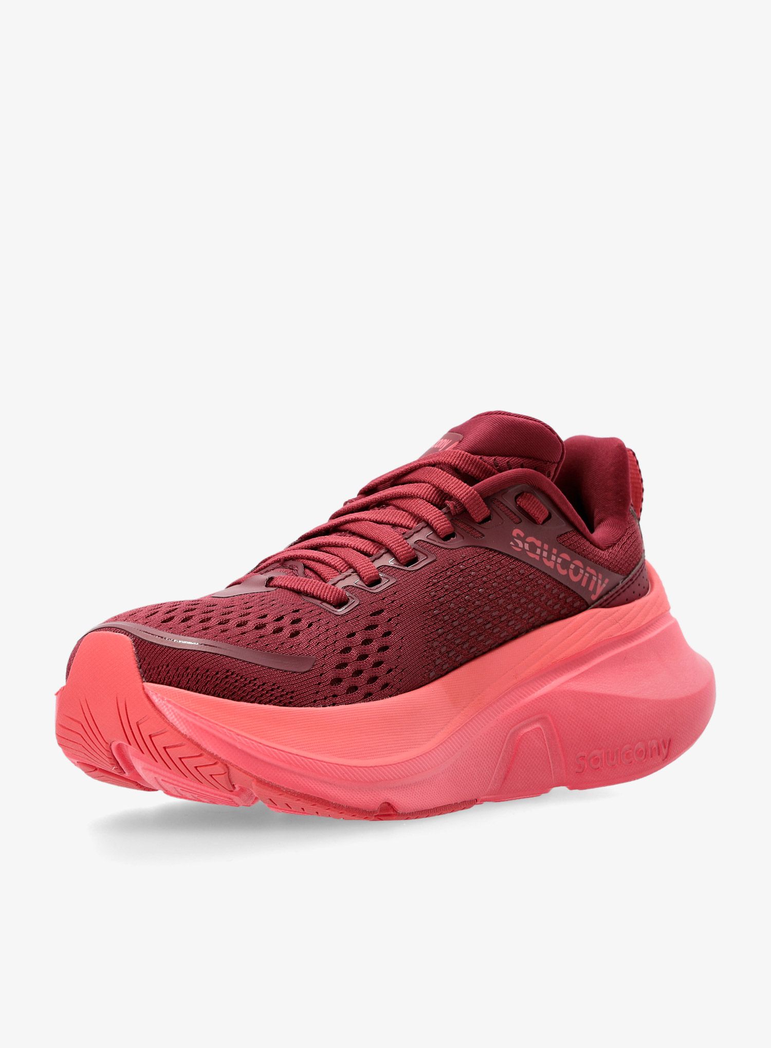 Ženski tekaški čevlji Saucony Guide 17 - currant/cayenne