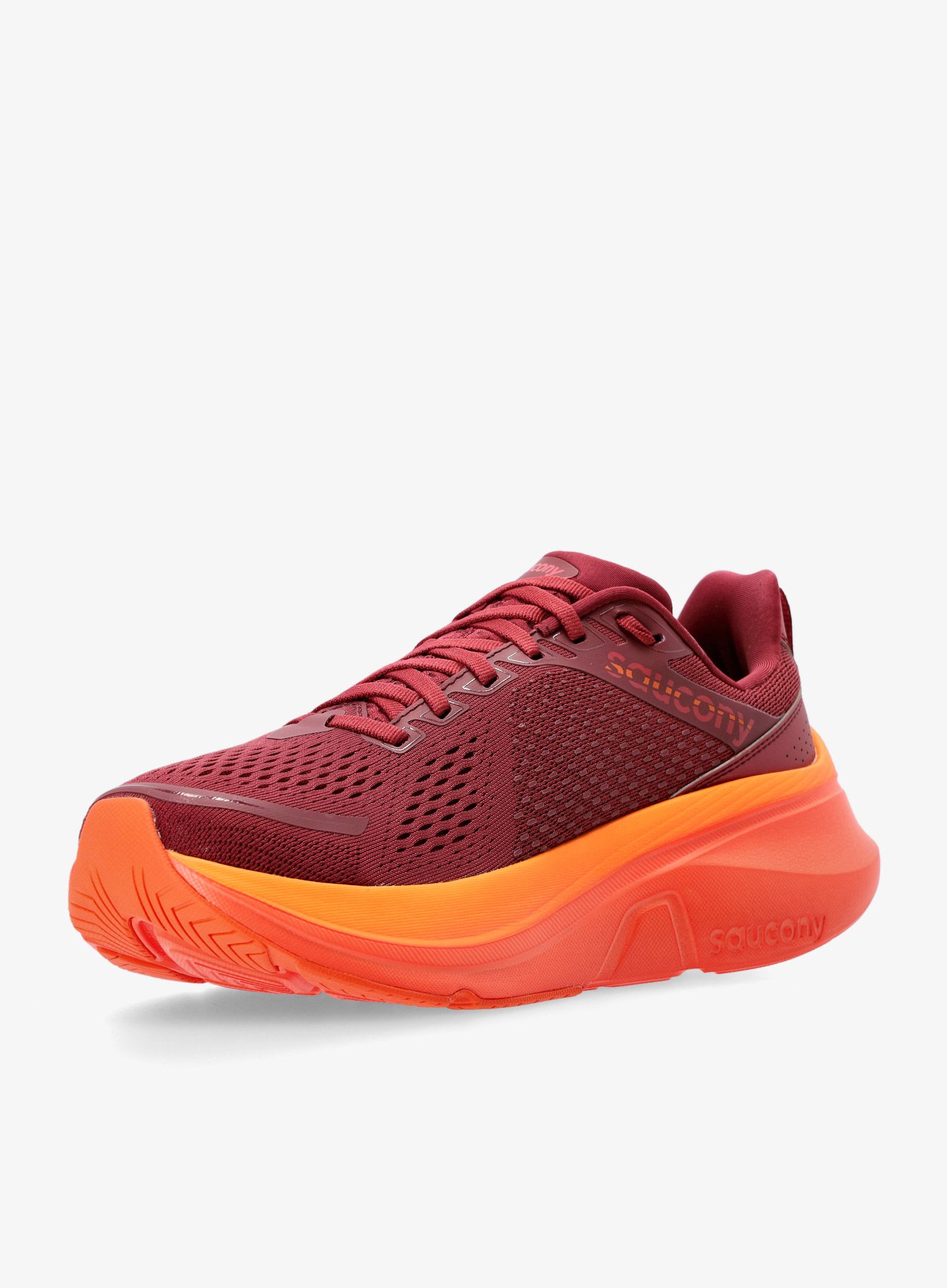 Moški tekaški čevlji Saucony Guide 17 - currant/pepper