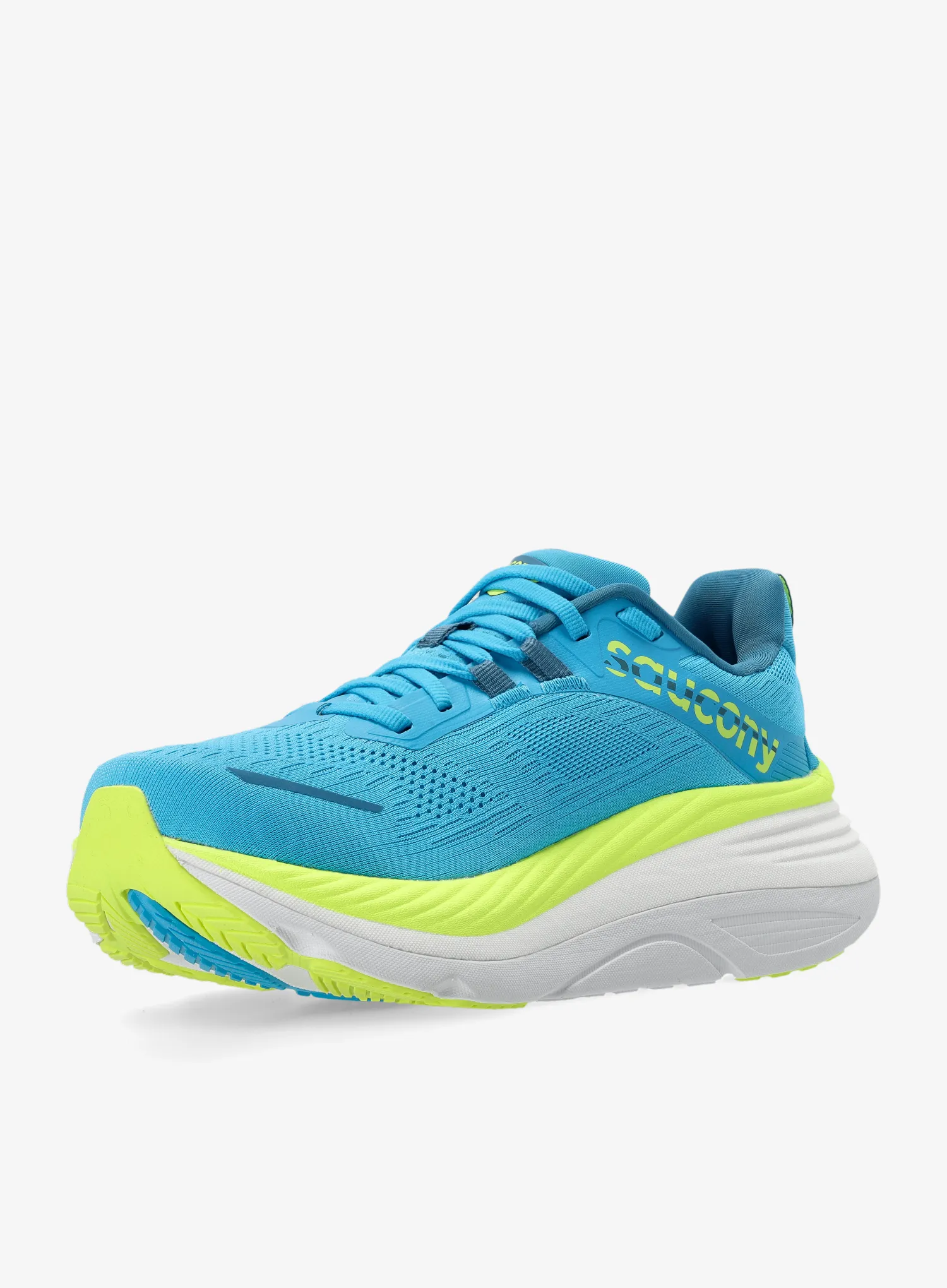 Moški tekaški čevlji Saucony Hurricane 24 - viziblue/citron