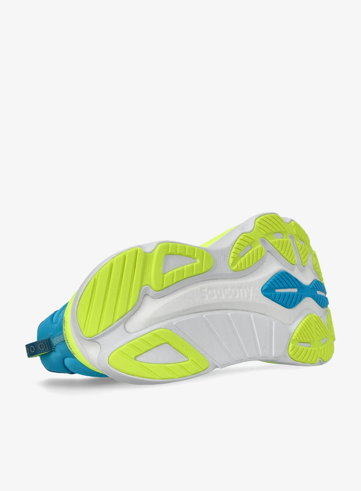 Moški tekaški čevlji Saucony Hurricane 24 - viziblue/citron
