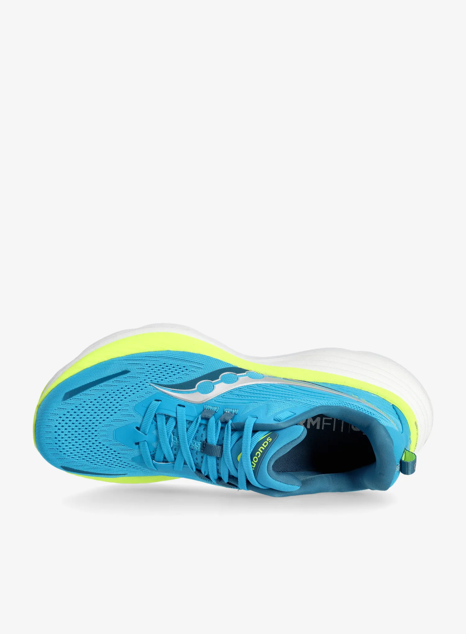 Moški tekaški čevlji Saucony Hurricane 24 - viziblue/citron